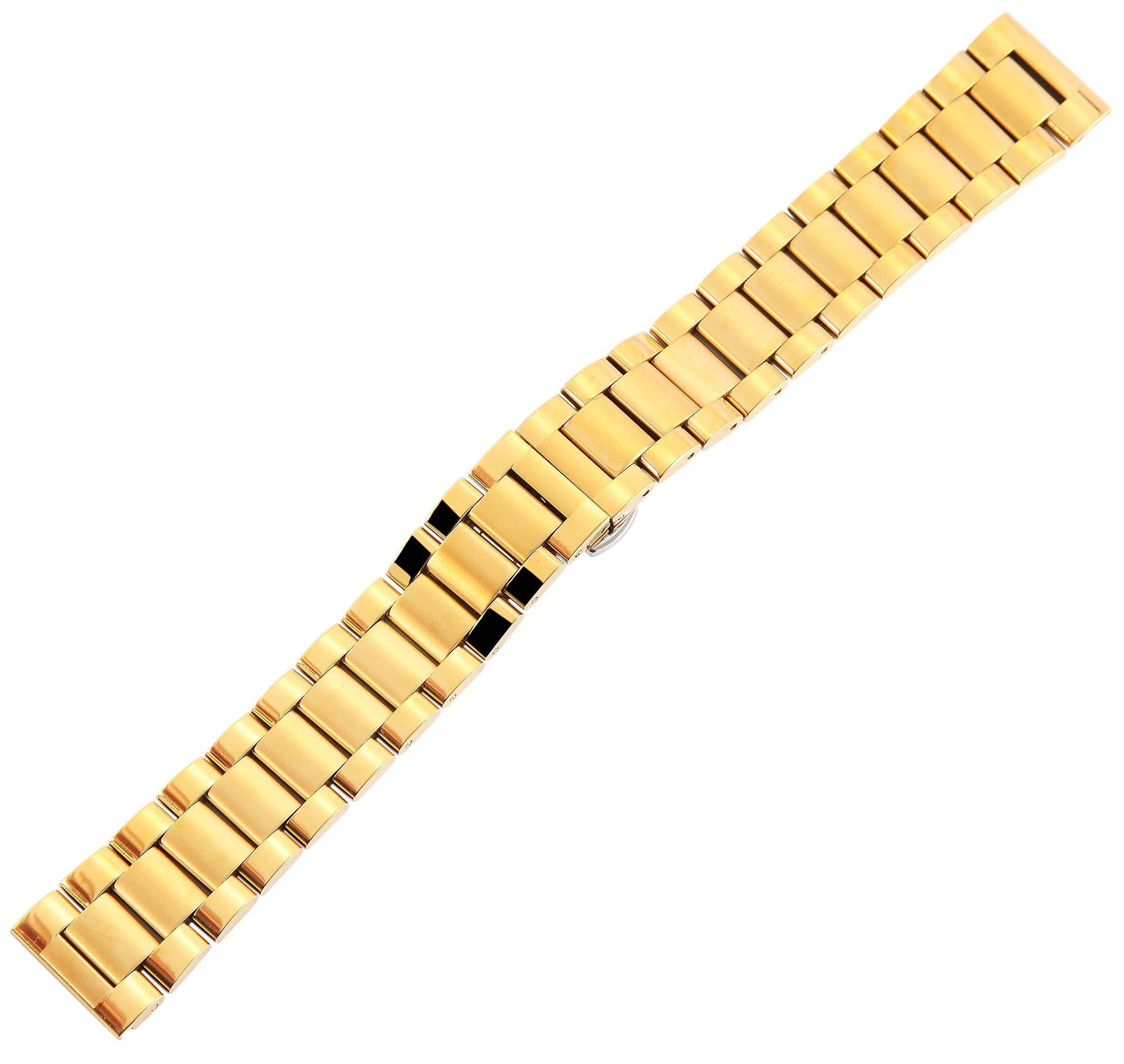 Engelhardt Uhrenarmband ET0004, goldfarbig, langlebig, Gr 18 - 24 mm