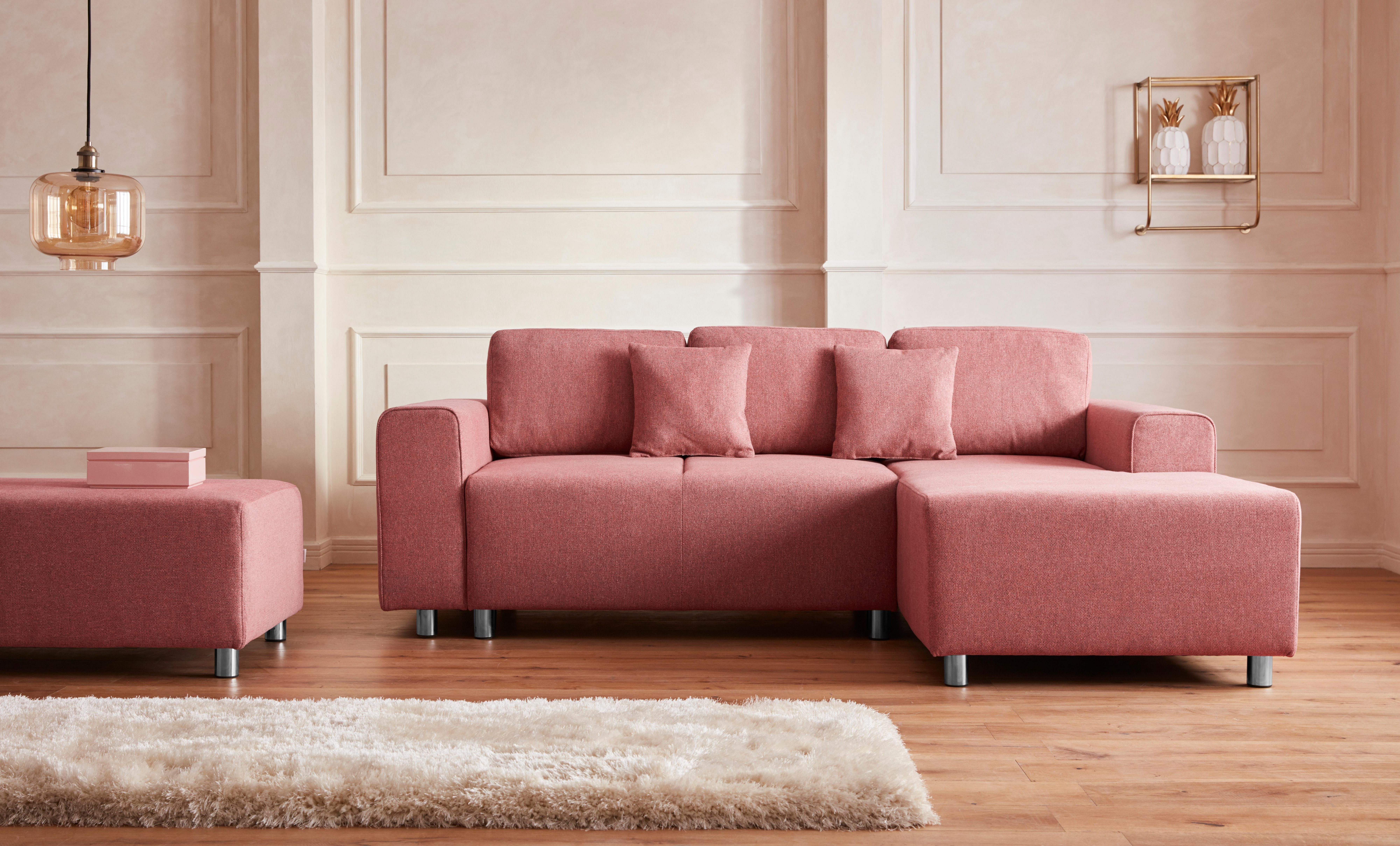 Home affaire Ecksofa Györ, L-Form, wahlweise günstig online kaufen