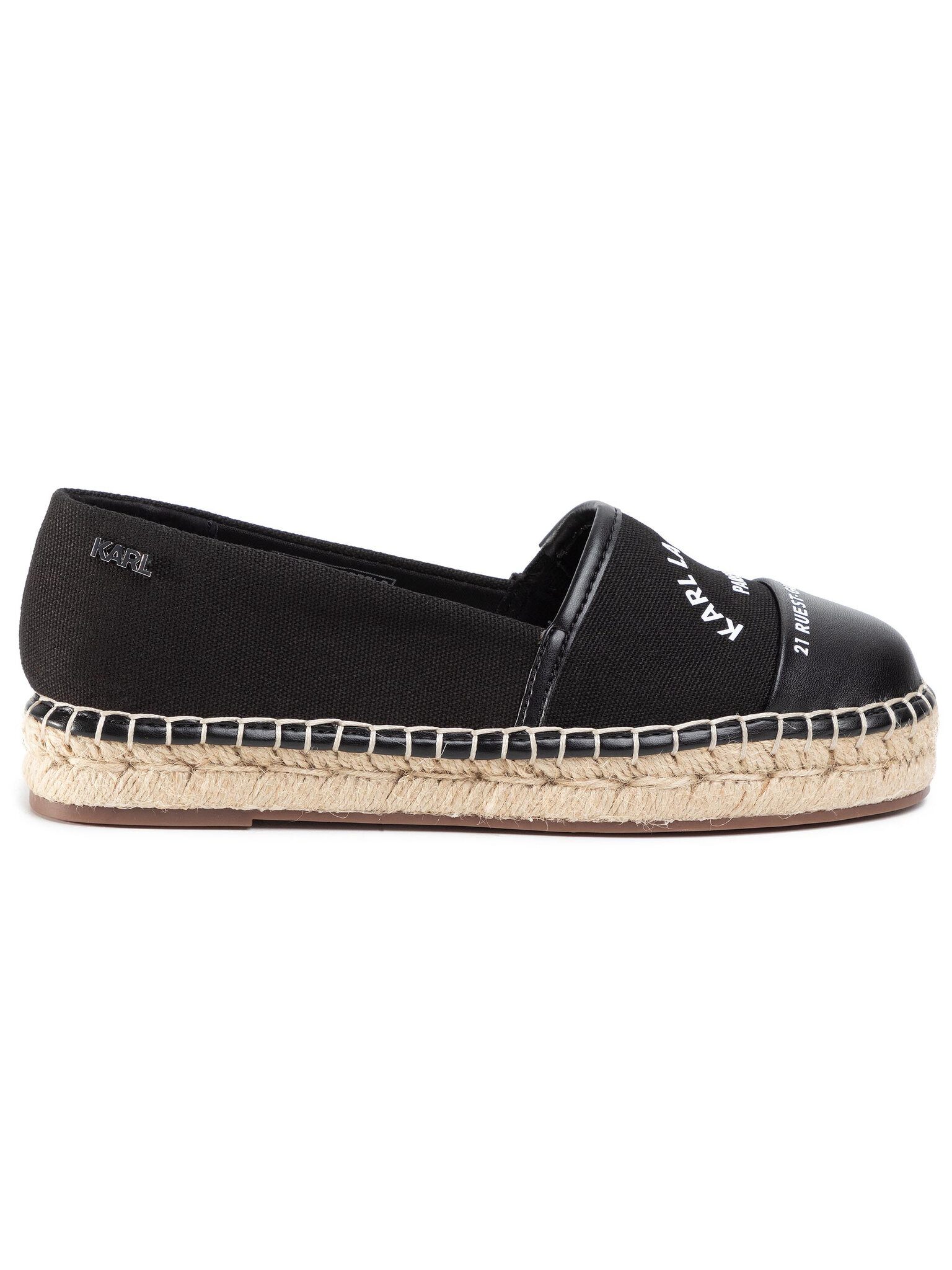 KARL LAGERFELD Karl Lagerfeld Damen Espadrilles KARL LAGERFELD-KL80108 Schwarz Espadrille