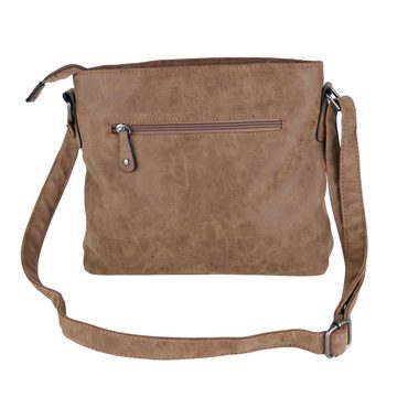 MIRROSI Umhängetasche Damen Crossbody Bag, 31x23x7cm Mittelgroß (verstellbaren Schulterriemen), Mittelgroße Tasche, Schultertasche für jeden Anlass