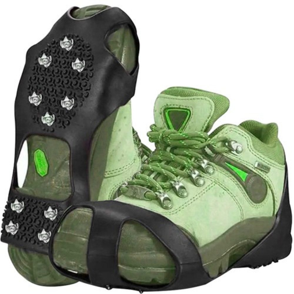 Trizand Шипы Anti-Rutsch Шипыchuhe (Spar-Set, 1-tlg., TPE-Overlays), Sicherheit bei Winterwanderungen und auf vereisten Pfaden