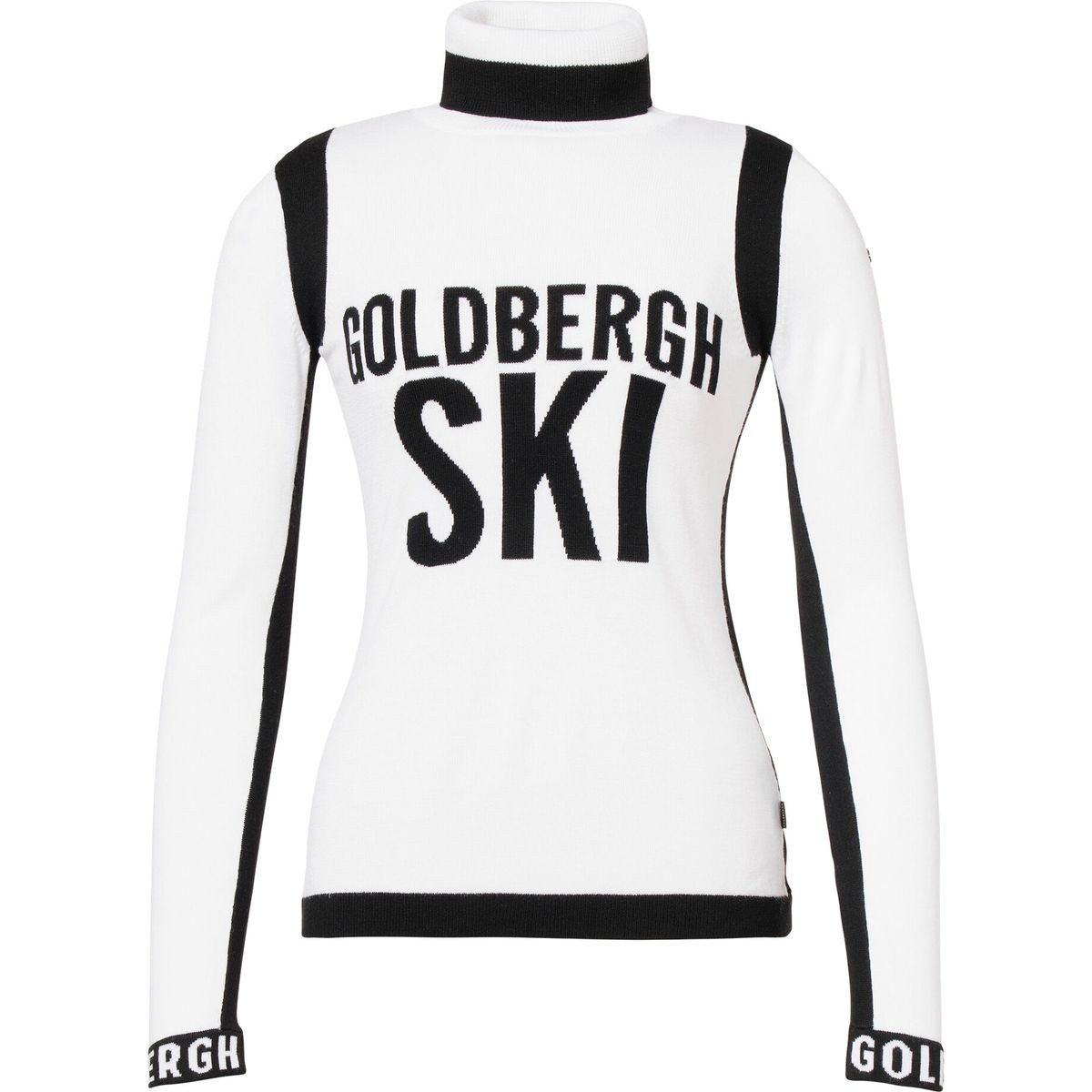 Goldbergh Fleecepullover Noemi Long Sleeve Knit Sweater Eleganter Strickpullover mit markantem Design, ideal für stilbewusste