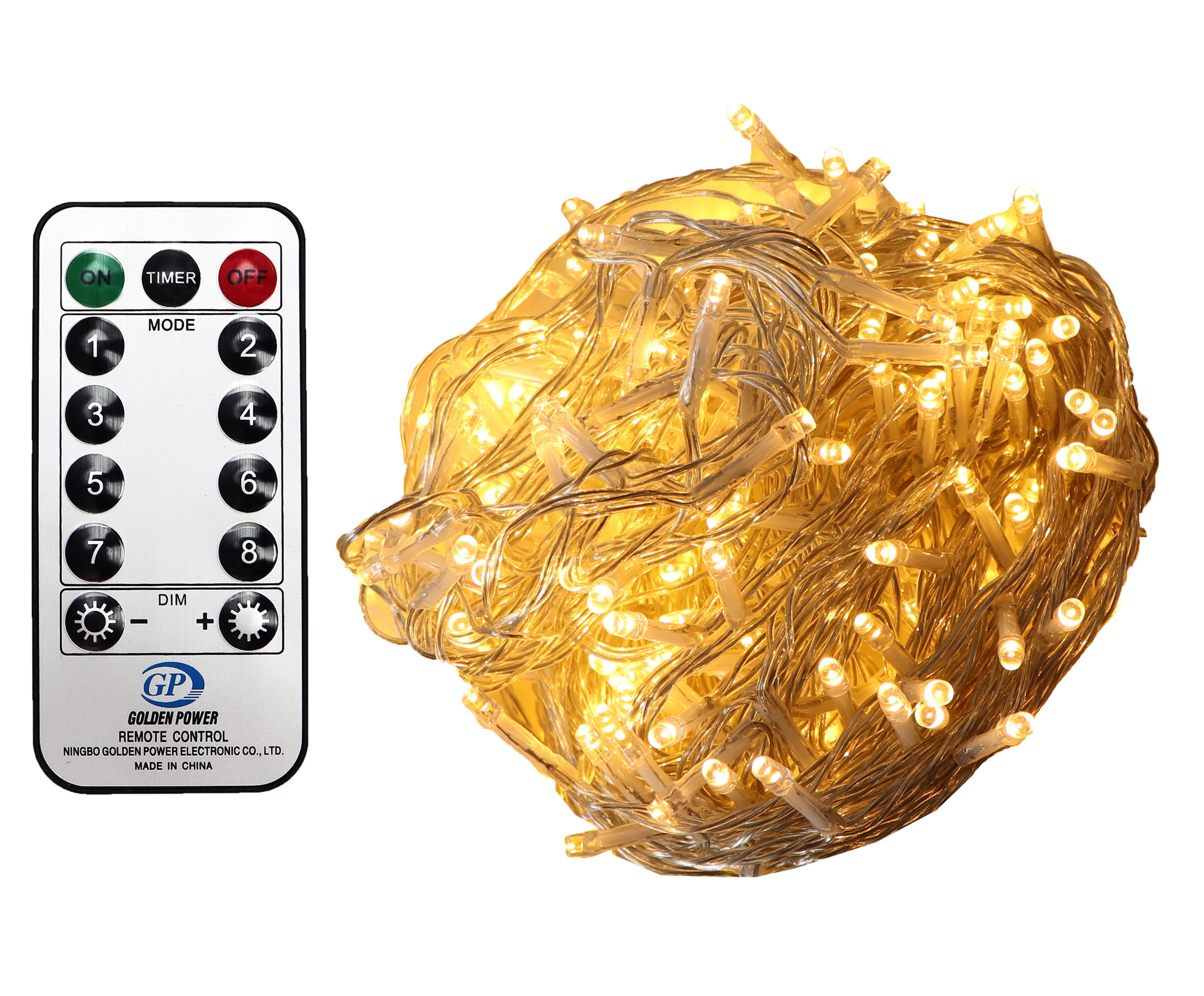 Gartenpirat LED-Lichterkette Christbaum LED Lichterkette Dekobeleuchtung 8 Programme Weihnachten