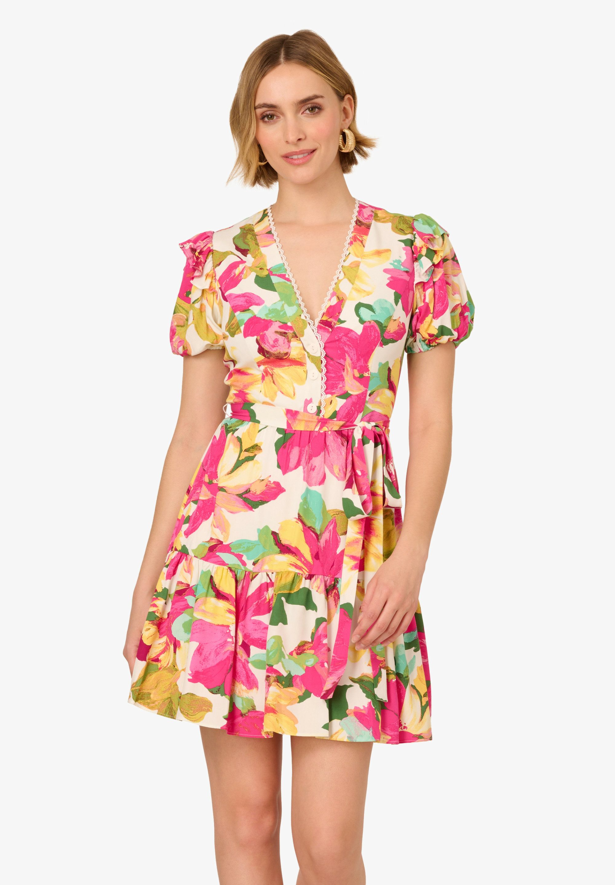 Adrianna Papell Sommerkleid Printed Midi Dress günstig online kaufen