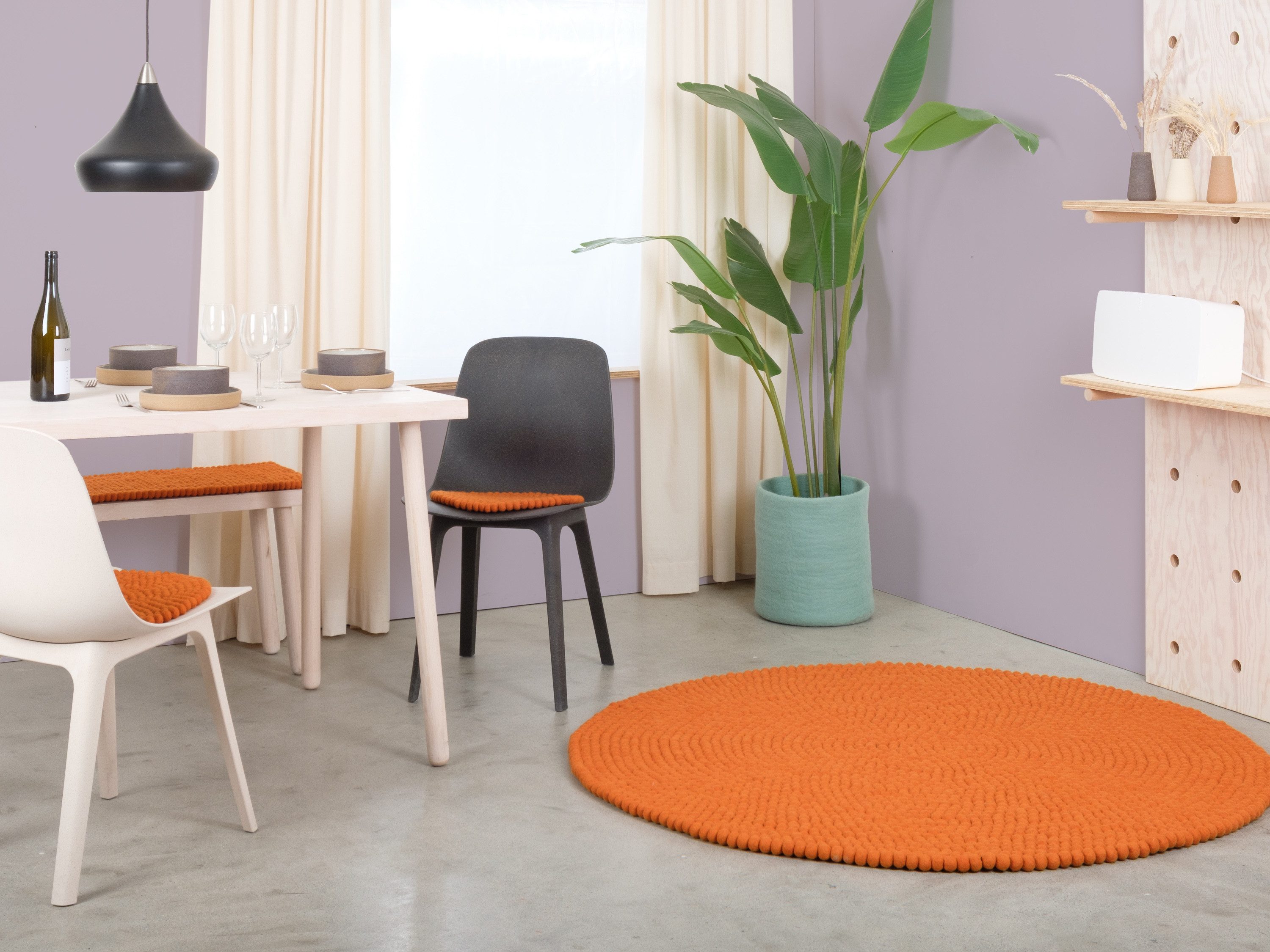 myfelt Wollteppich Afra, Schurwolle