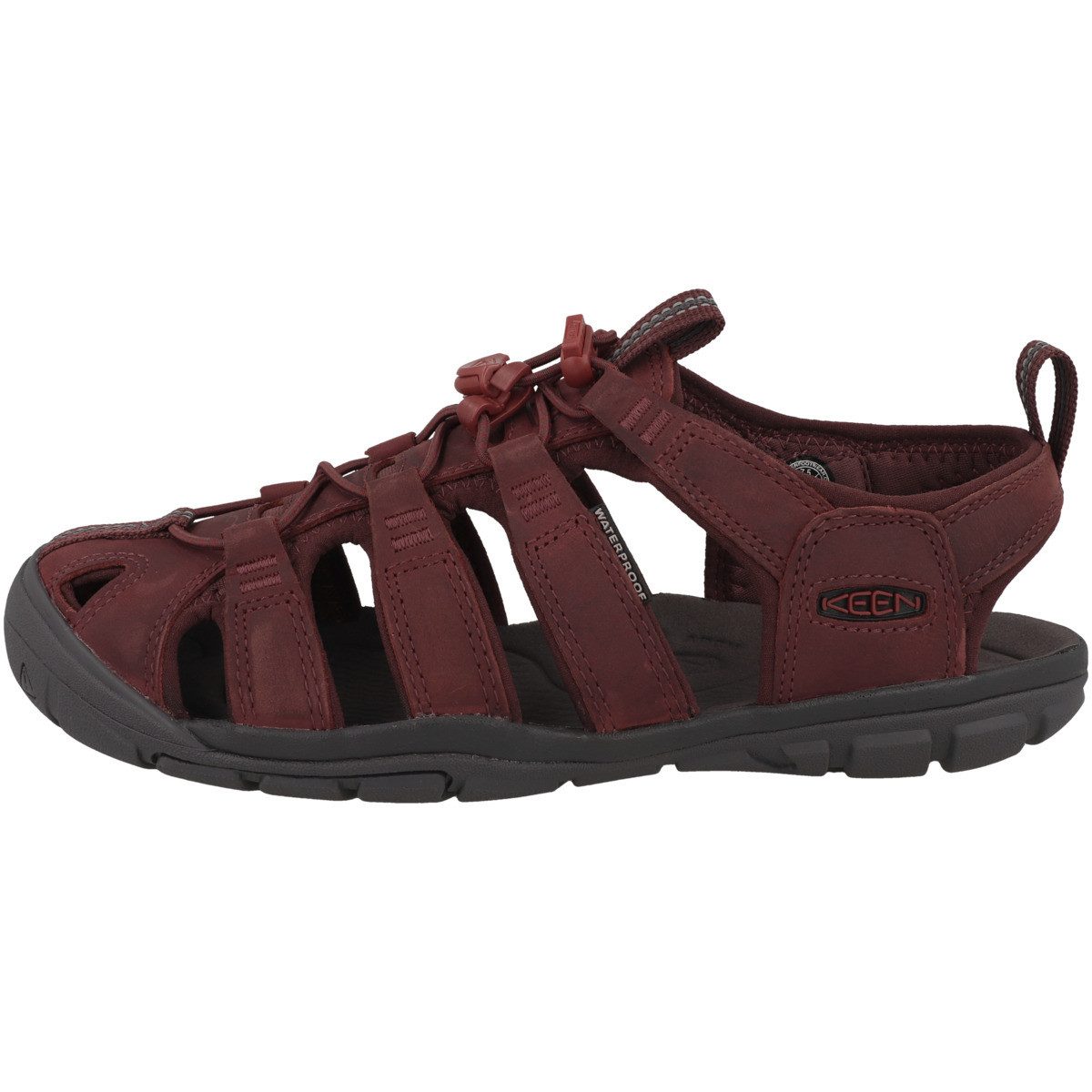 Keen Clearwater CNX Leather Damen Sandale Sandaletten, Sommerschuhe, Badeschuhe, Riemchen, Schlappen