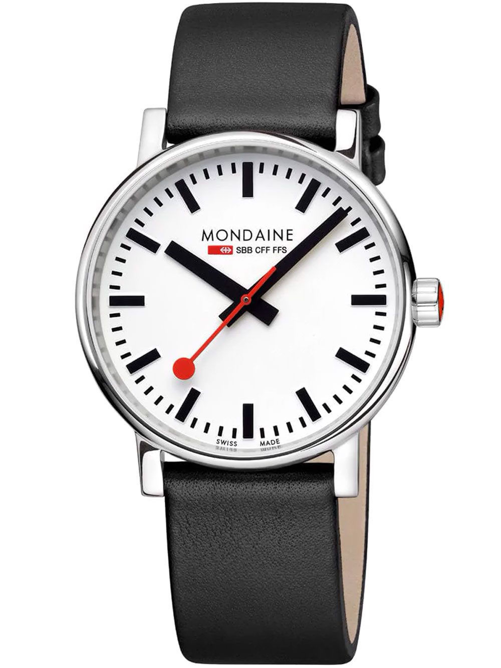 MONDAINE Quarzuhr Mondaine MSE.40110.LBV Herrenuhr Evo2 40mm 3ATM Mondaine MSE.40110.LBV Herrenuhr Evo2 40mm 3ATM