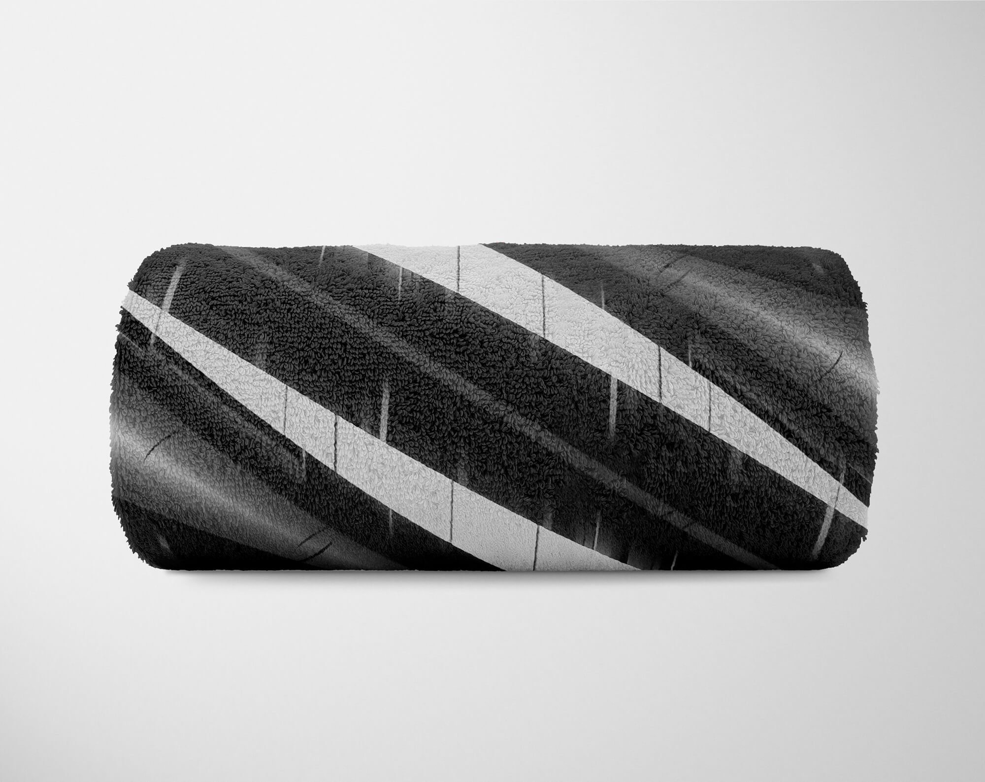 (1-St), Saunatuch Baumwolle-Polyester-Mix Handtücher Fotomotiv Handtuch Handtuch Kuscheldecke Architektur Strandhandtuch Schwar, mit Art Sinus