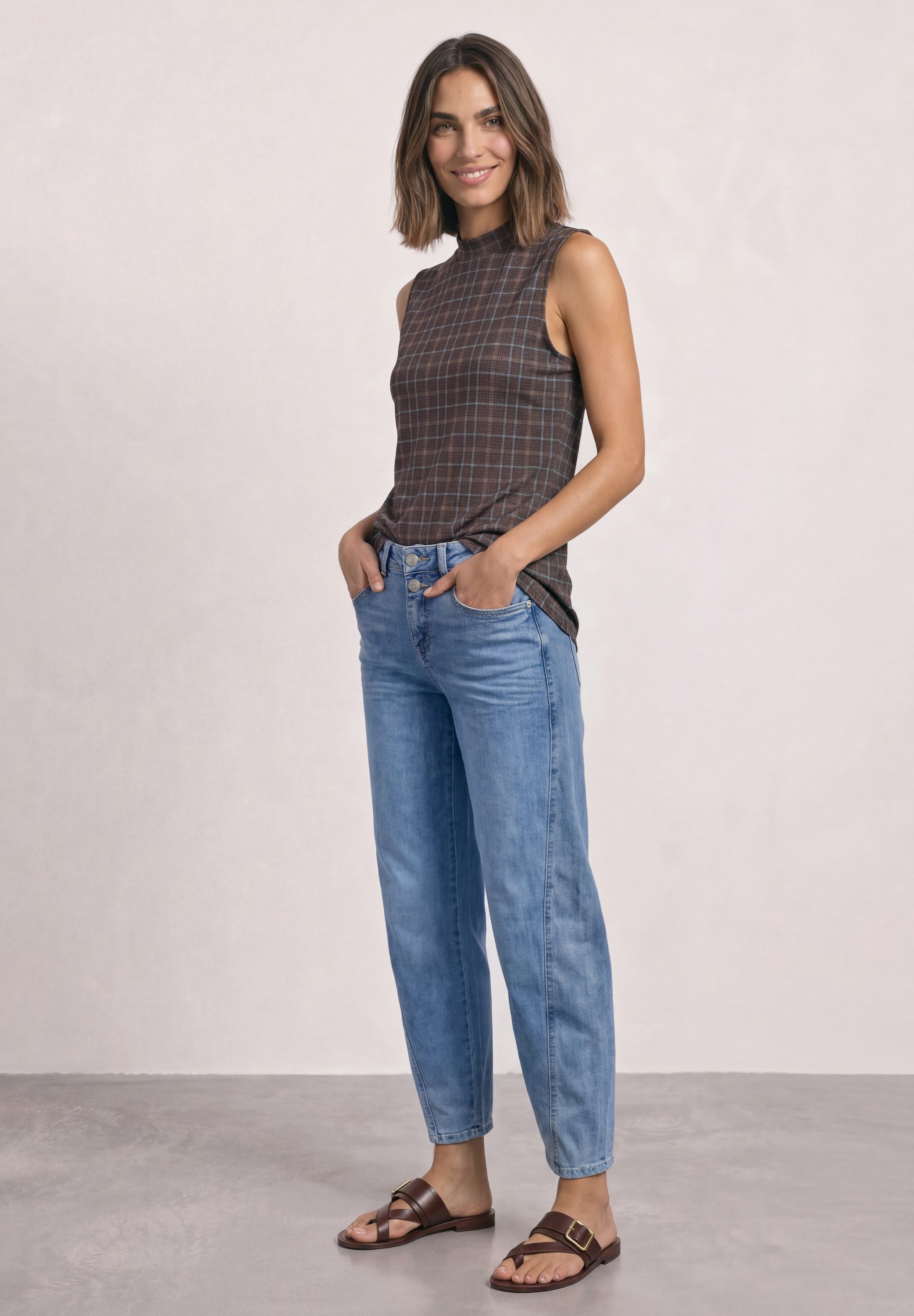 STREET ONE Mesh-Top mit Turtleneck