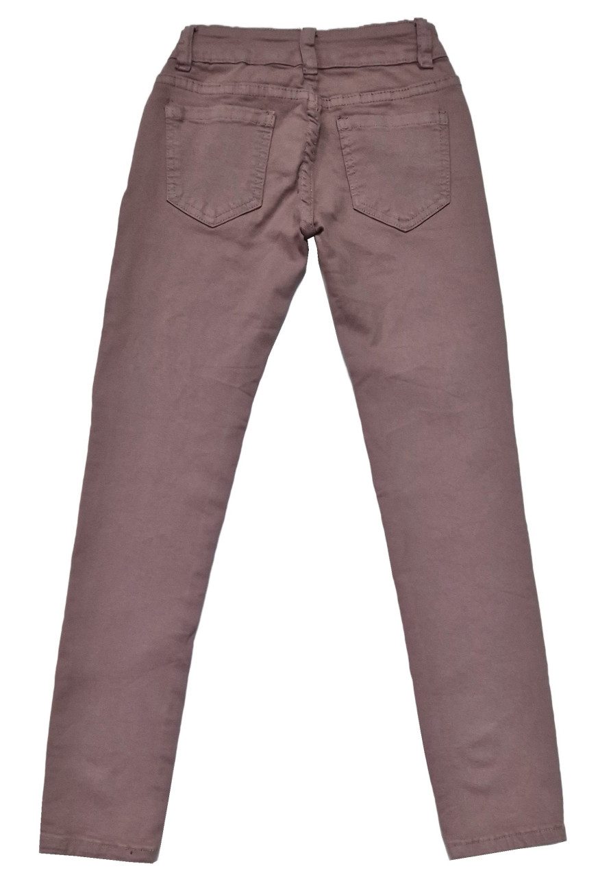 Girls Fashion Stretch-Jeans Chino Hose bequeme Mädchen Stretchhose M272e Bund regulierbar