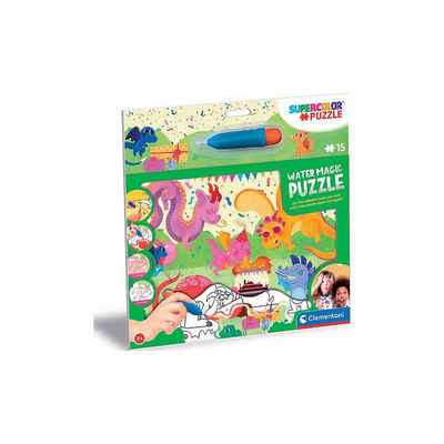 Clementoni® Puzzle »Puzzle 15 Teile, Water Magic Puzzle - Baby Dragons«, Puzzleteile