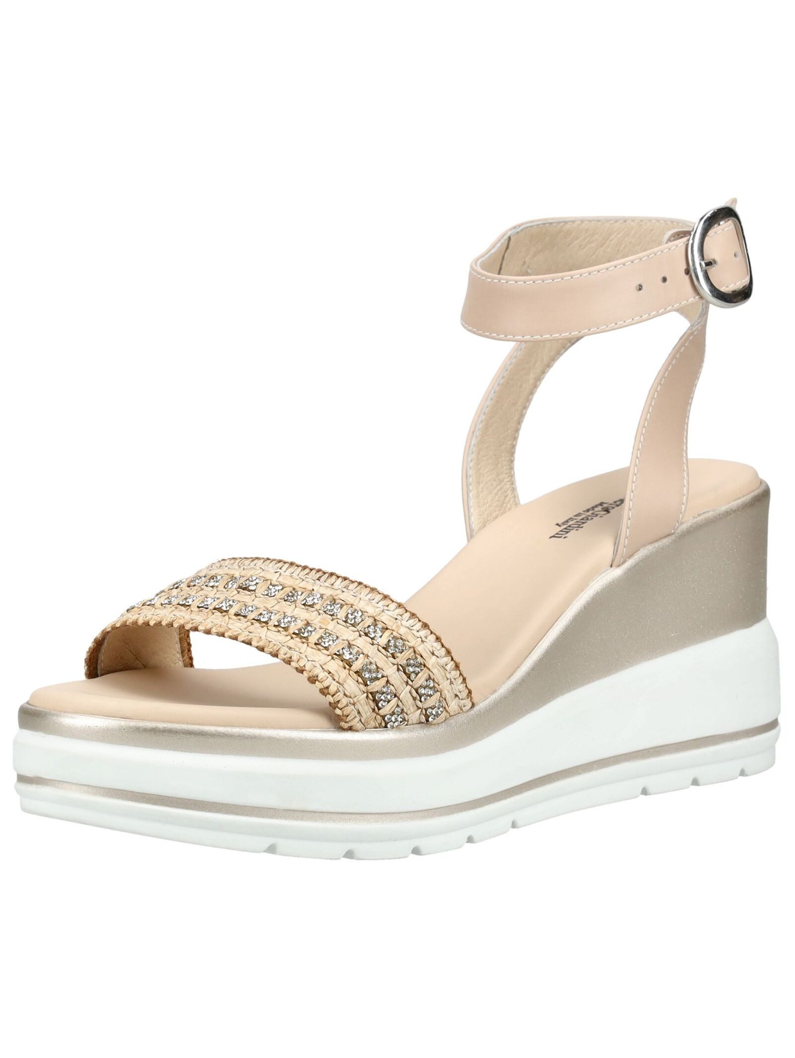 Nero Giardini Nero Giardini Sandalen Leder/Textil Keilsandalette