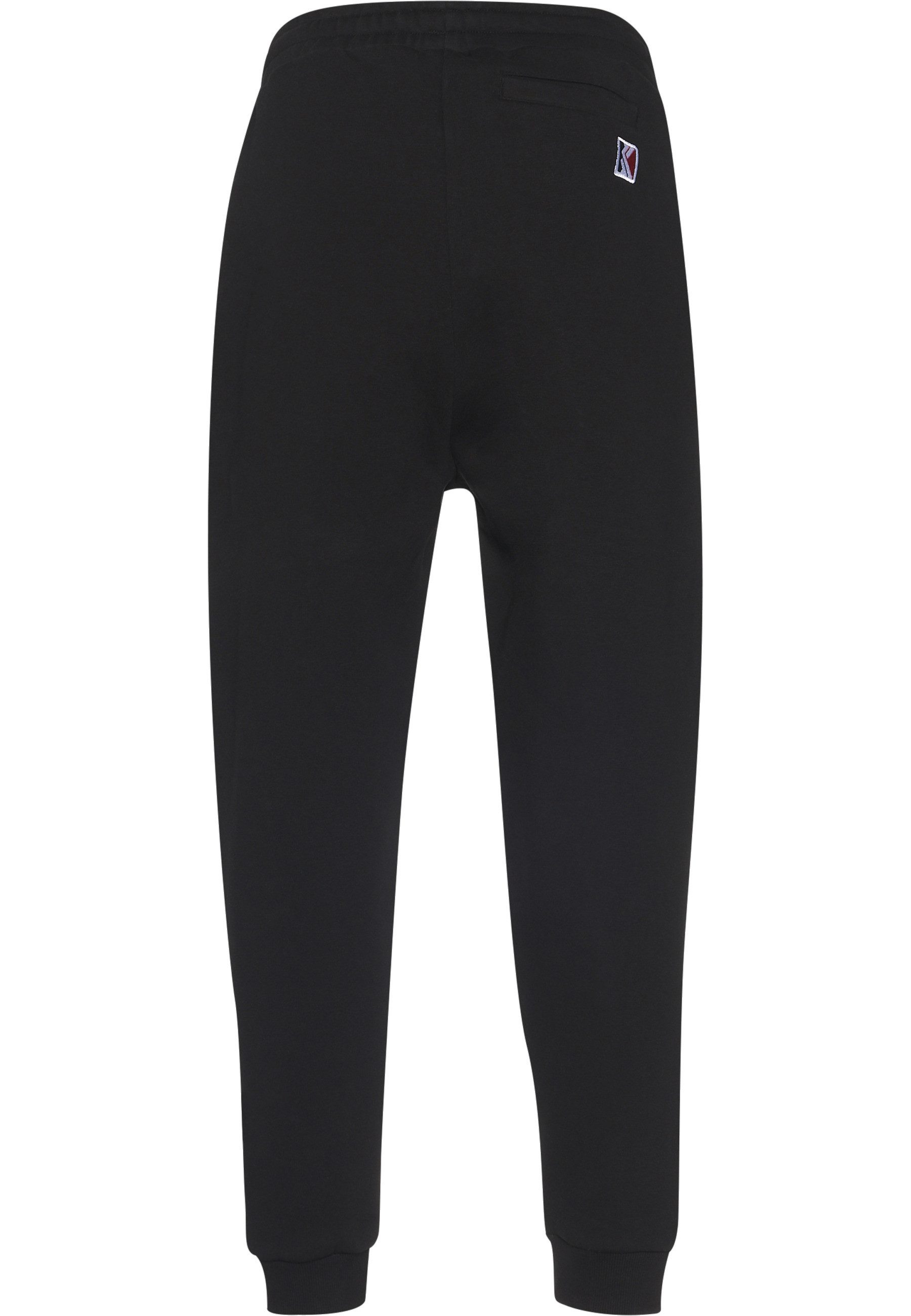 Karl Kani Stoffhose Karl Kani Herren KKMQ12007 SIGNATURE RETRO SWEATPANTS BLK (1-tlg)