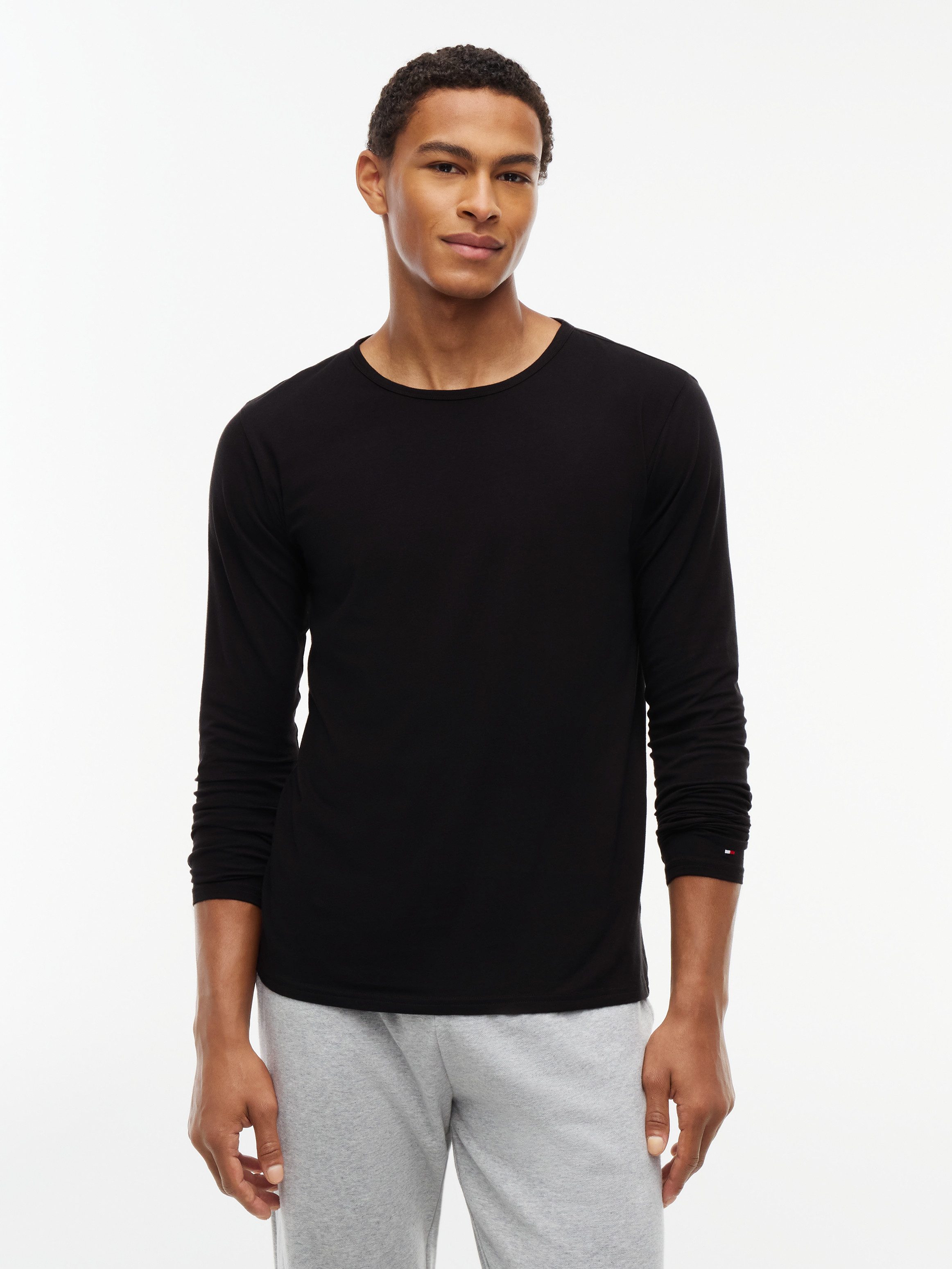 Tommy Hilfiger Underwear T-Shirt 3P LS Tee (Packung, 3er-Pack) mit Markenlabel