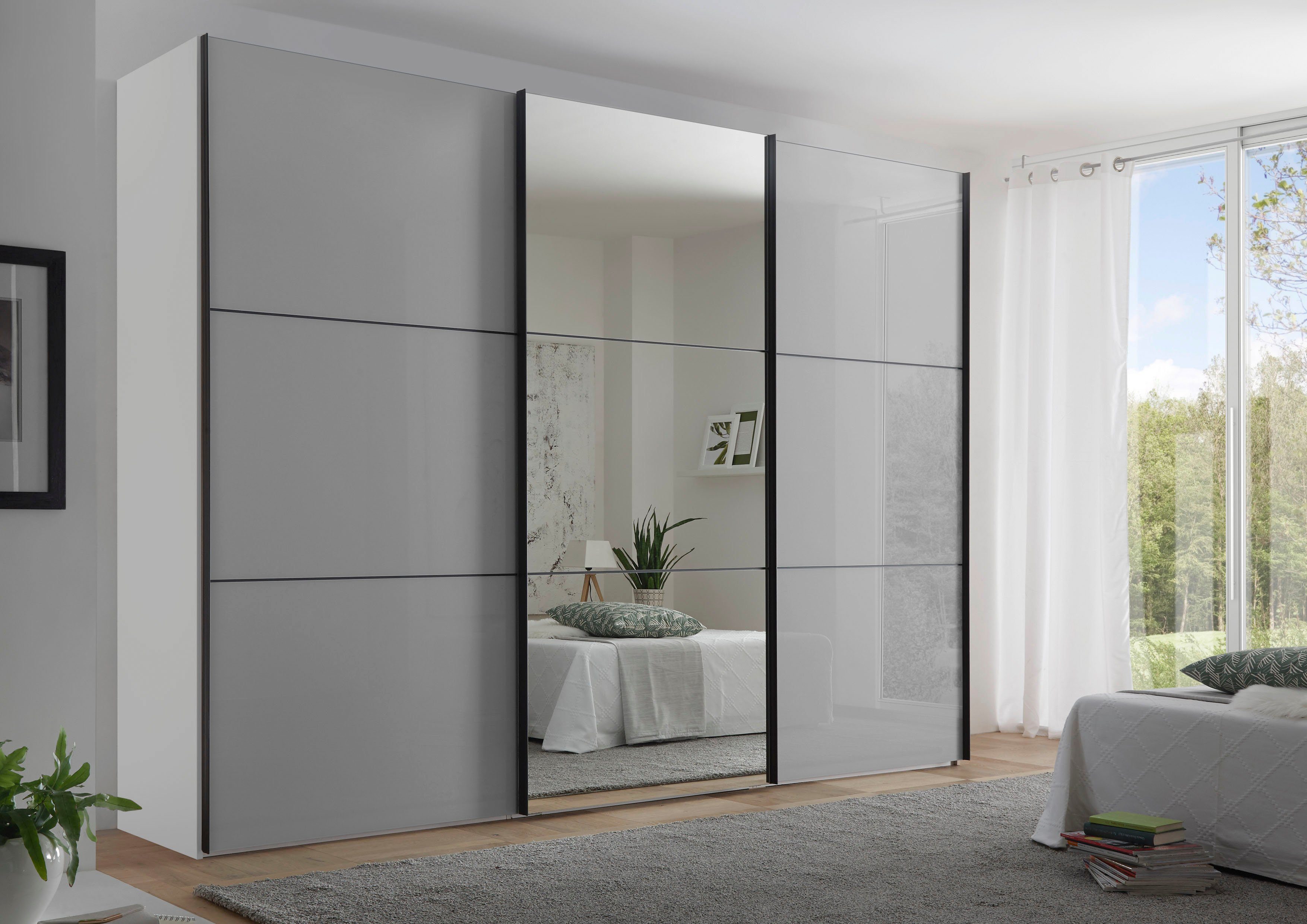 STAUD Schwebetürenschrank Includo Glas, Made in Germany