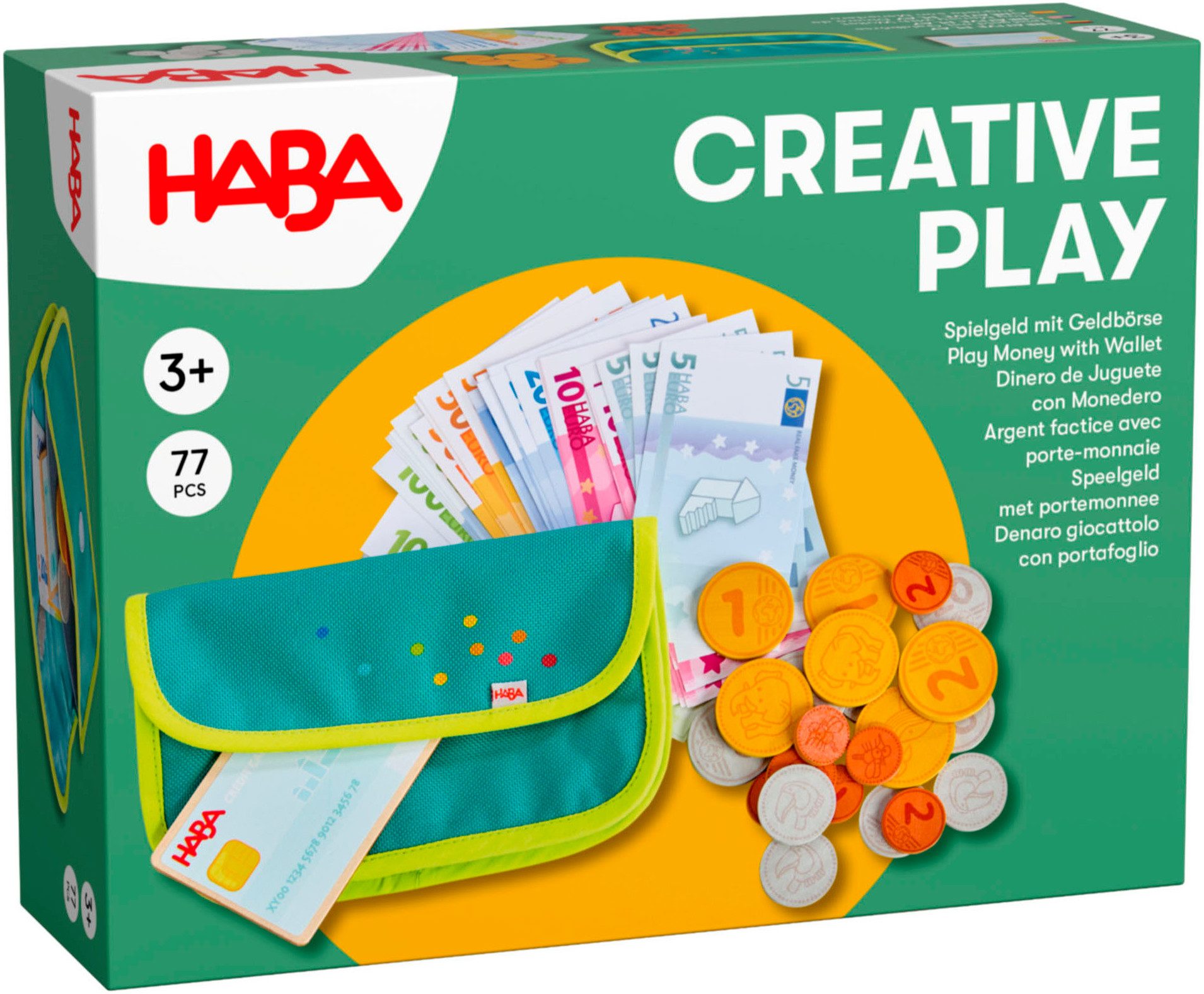 Haba Spiellebensmittel Creative Play - Spielgeld Set