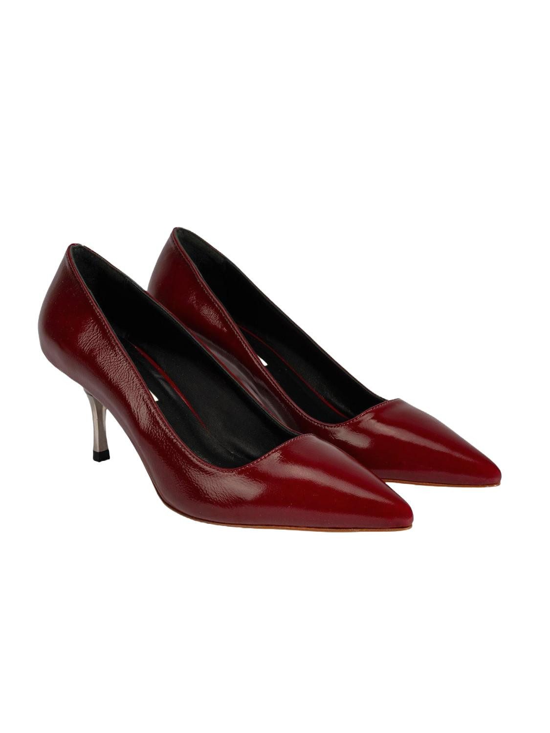 Desa Damen-Pumps im klassischen Stiletto-Look – Lackleder, zum Hineinschlü günstig online kaufen