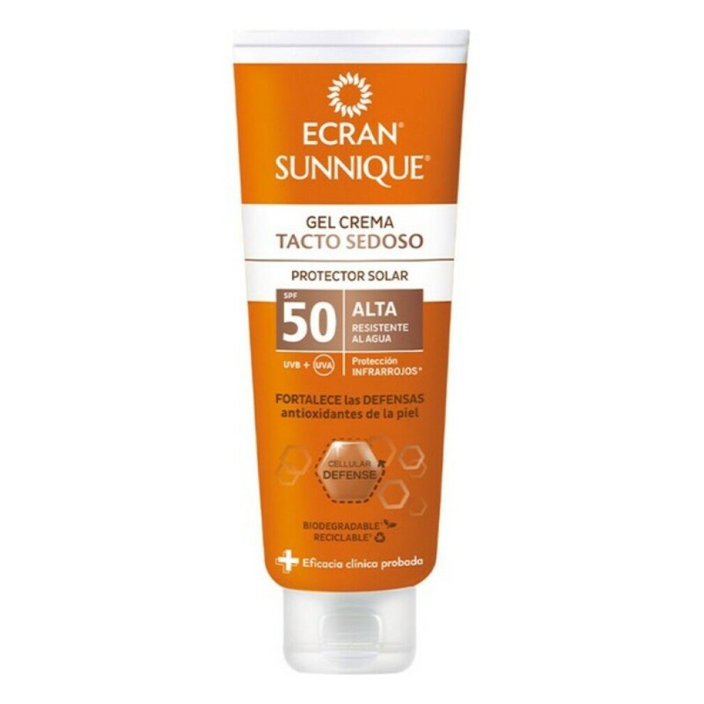 Ecran Sonnenschutzcreme Sunnique Silky Touch Cream Gel Spf50 250ml