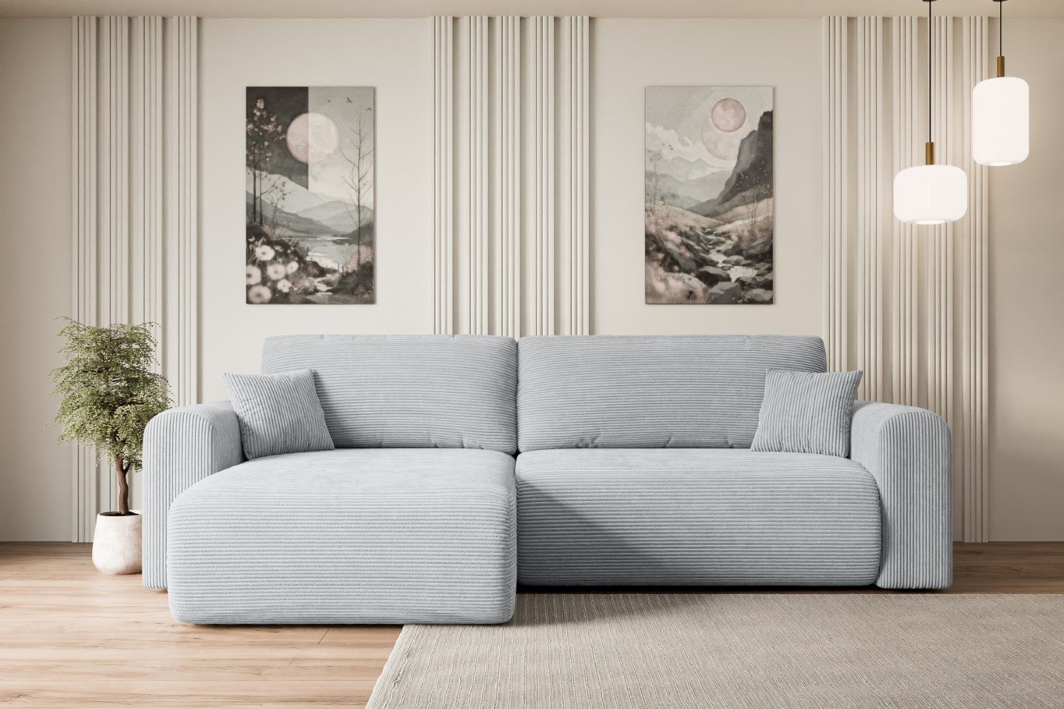 ALTDECOR Ecksofa ORRO-L, Couch mit Schlaffunktion, günstig online kaufen