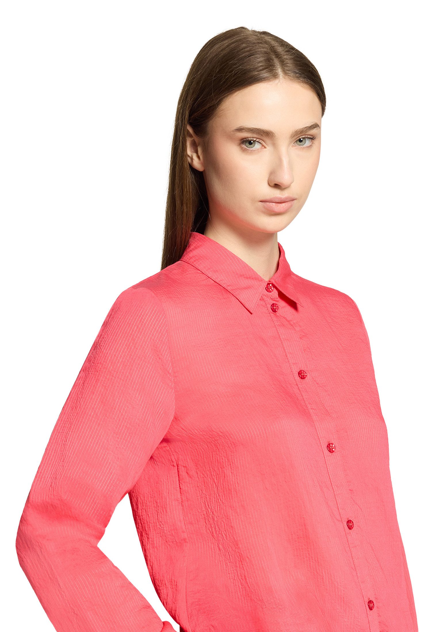 Cartoon Schlupfbluse Damen mit Raffung
