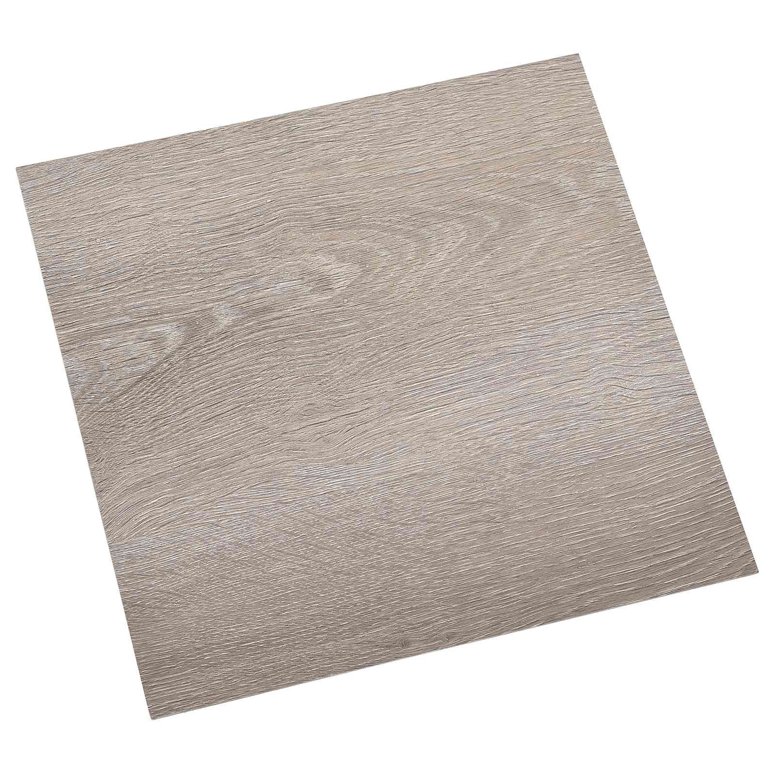 vidaXL Teppichboden Selbstklebende Bodenplanken 30,5 x 30,5 cm 20 pcs PVC Taupe, Quadratisch
