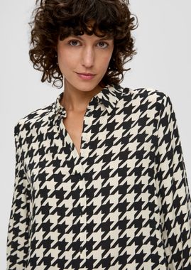 s.Oliver Langarmbluse Bluse mit Allovermuster