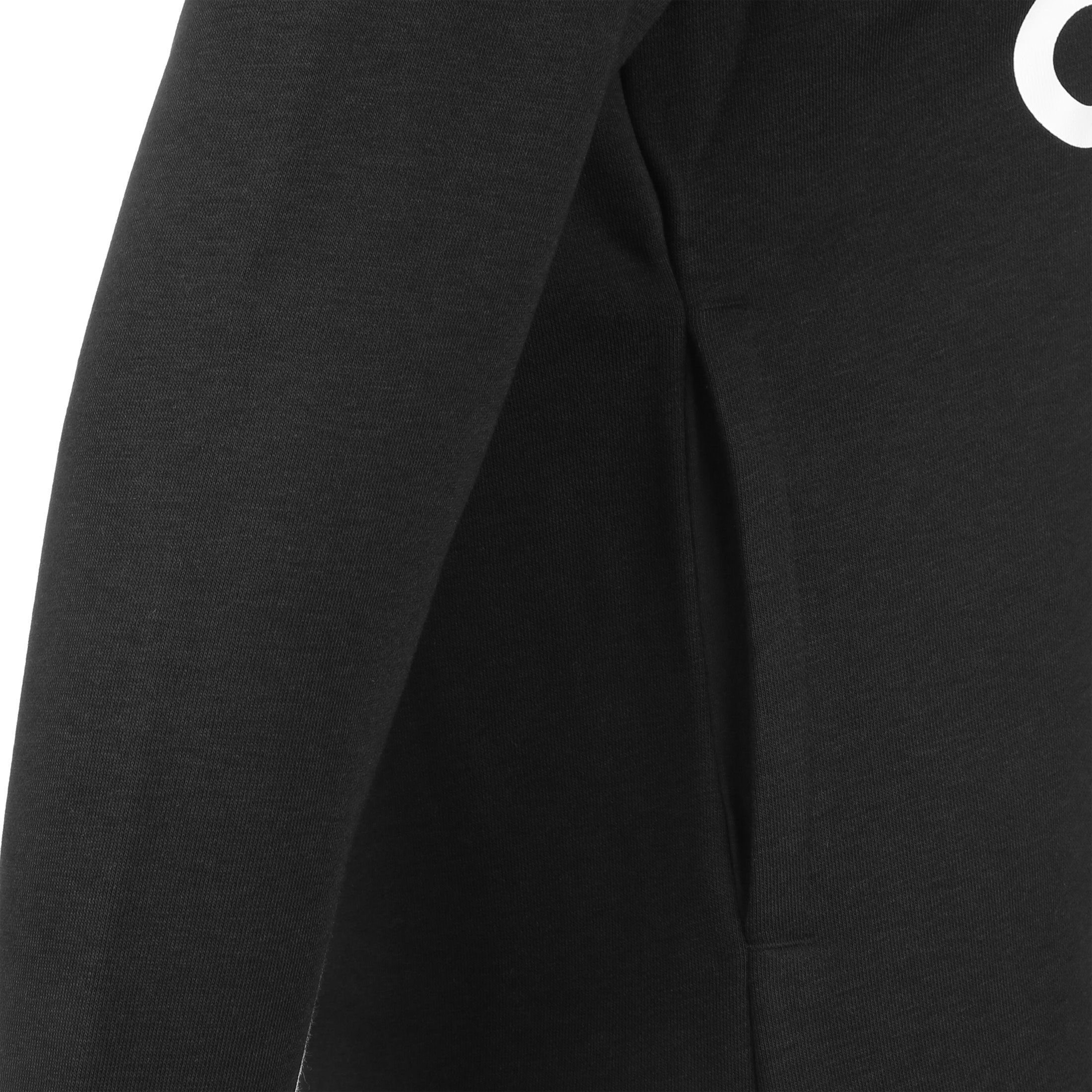 adidas / White Fleece Essentials Damen Kapuzenpullover Logo Hoodie Sportswear Black