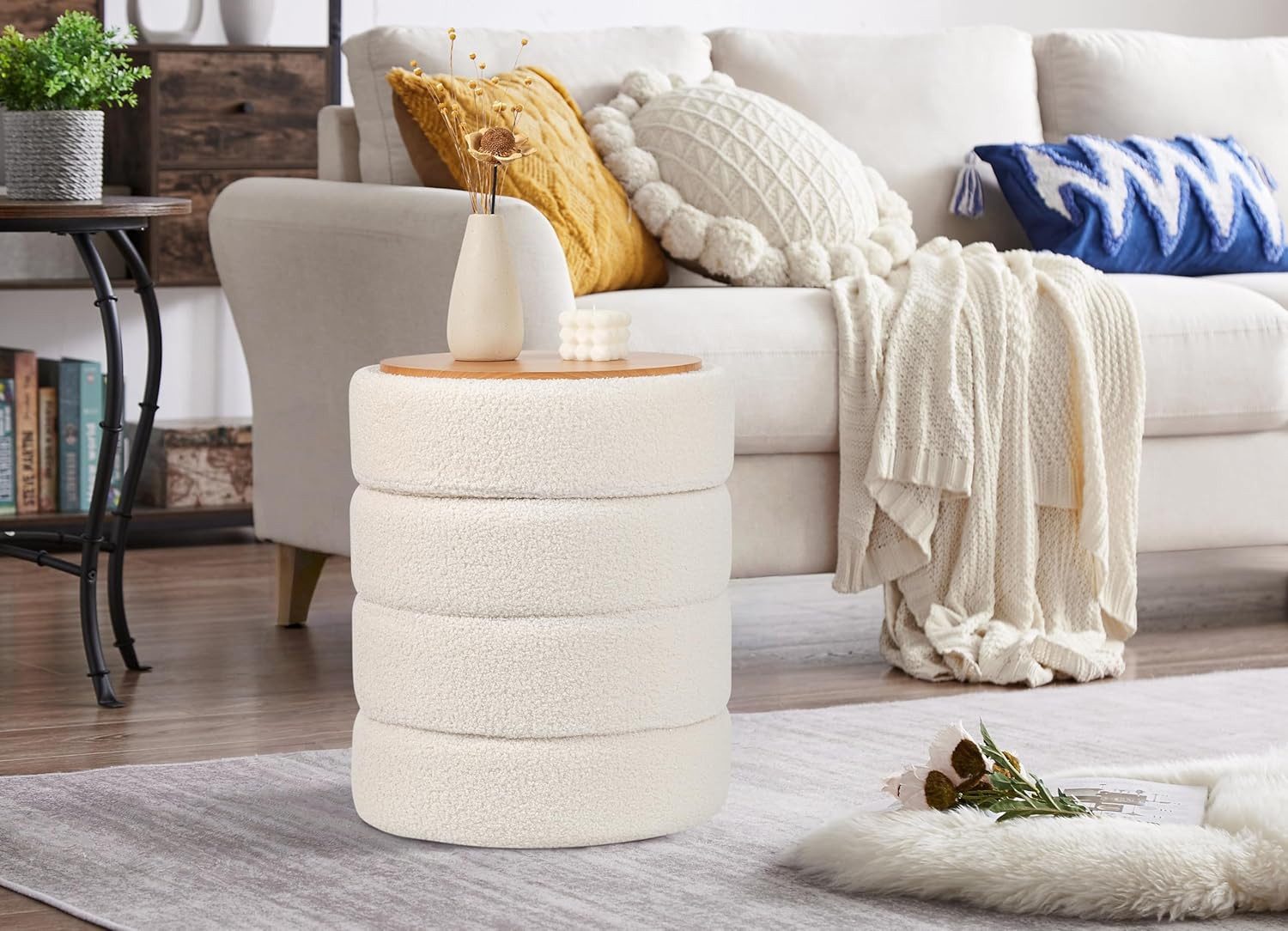 Zedelmaier Sitzhocker Stilvolle Sitzhocker, Polsterhocker, Fußhocker, Schmi günstig online kaufen