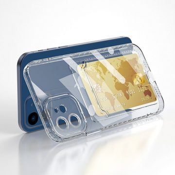 Protectorking Handyhülle Schutzhülle für iPhone 12 Kamera Case Handyhülle Cover Tasche Transpar 6,1 Zoll, Schutz.