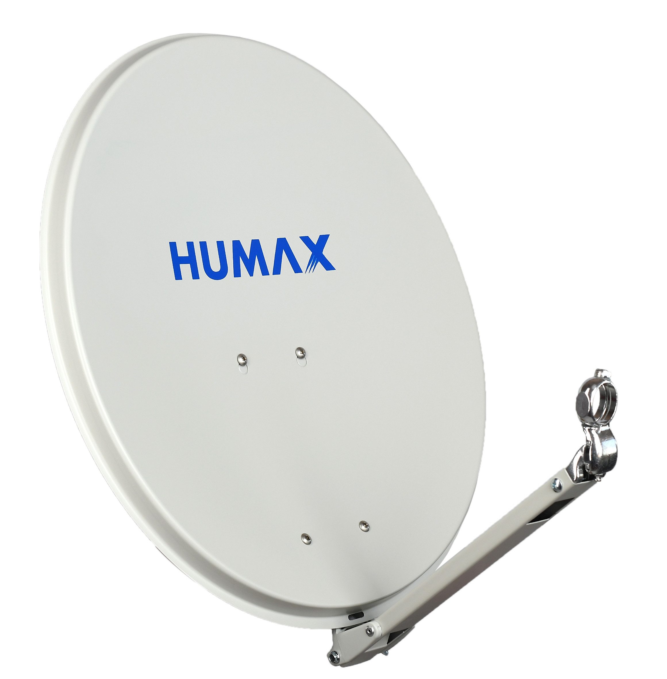 Humax Professional Sat-Spiegel (90 cm, Aluminium, Kabeldurchführung, ziegelrot, anthrazit, hellgrau)
