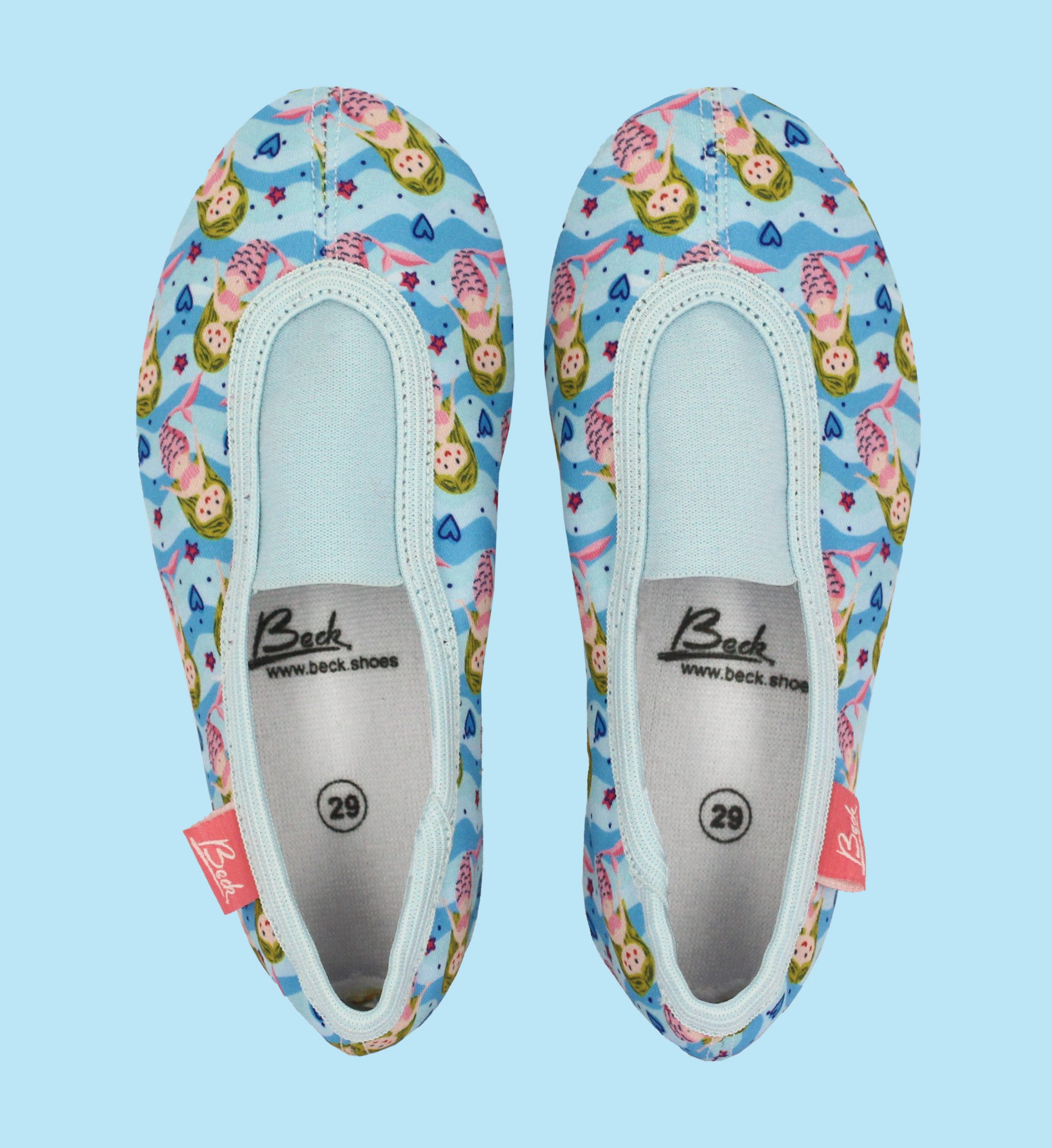 Beck Schläppchen Lyrielle mit Ristgummi Gymnastikschuh