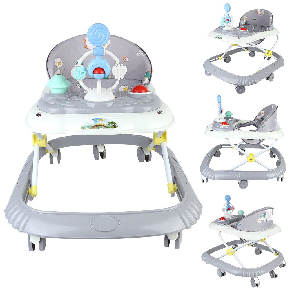 JEOBEST Lauflernhilfe 3 in 1 Lauflernhilfe Babywalker mit Spielstation & Sp günstig online kaufen