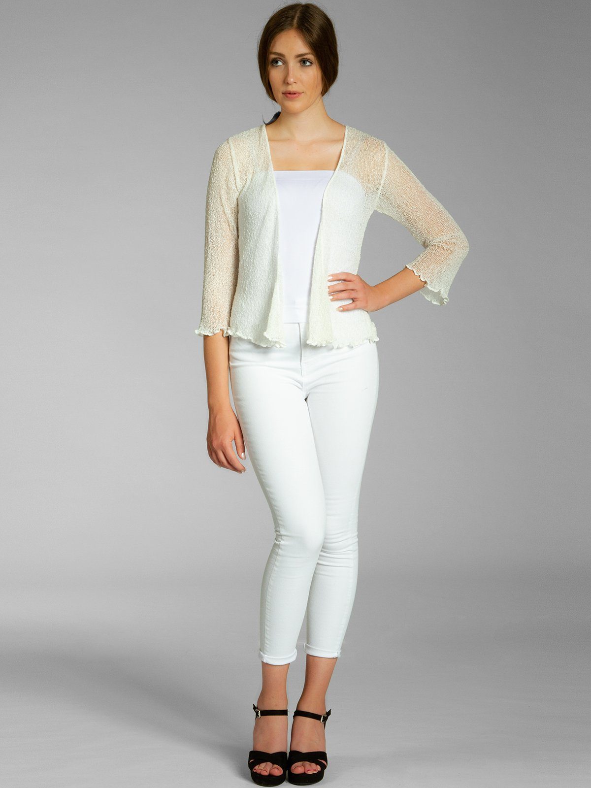 Caspar Strickjacke STJ022 angenehm leichter Damen günstig online kaufen