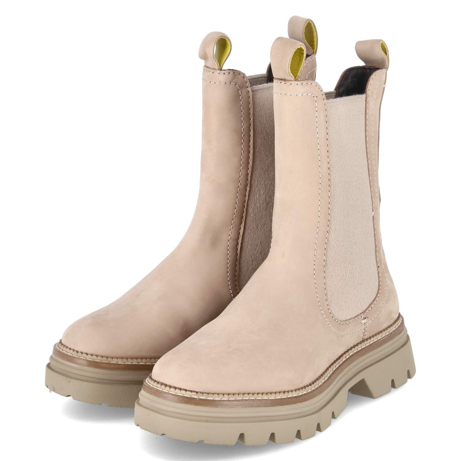 Salamander Salamander F31AUP301500-5200 Damen Rauleder beige Schlupfstiefel