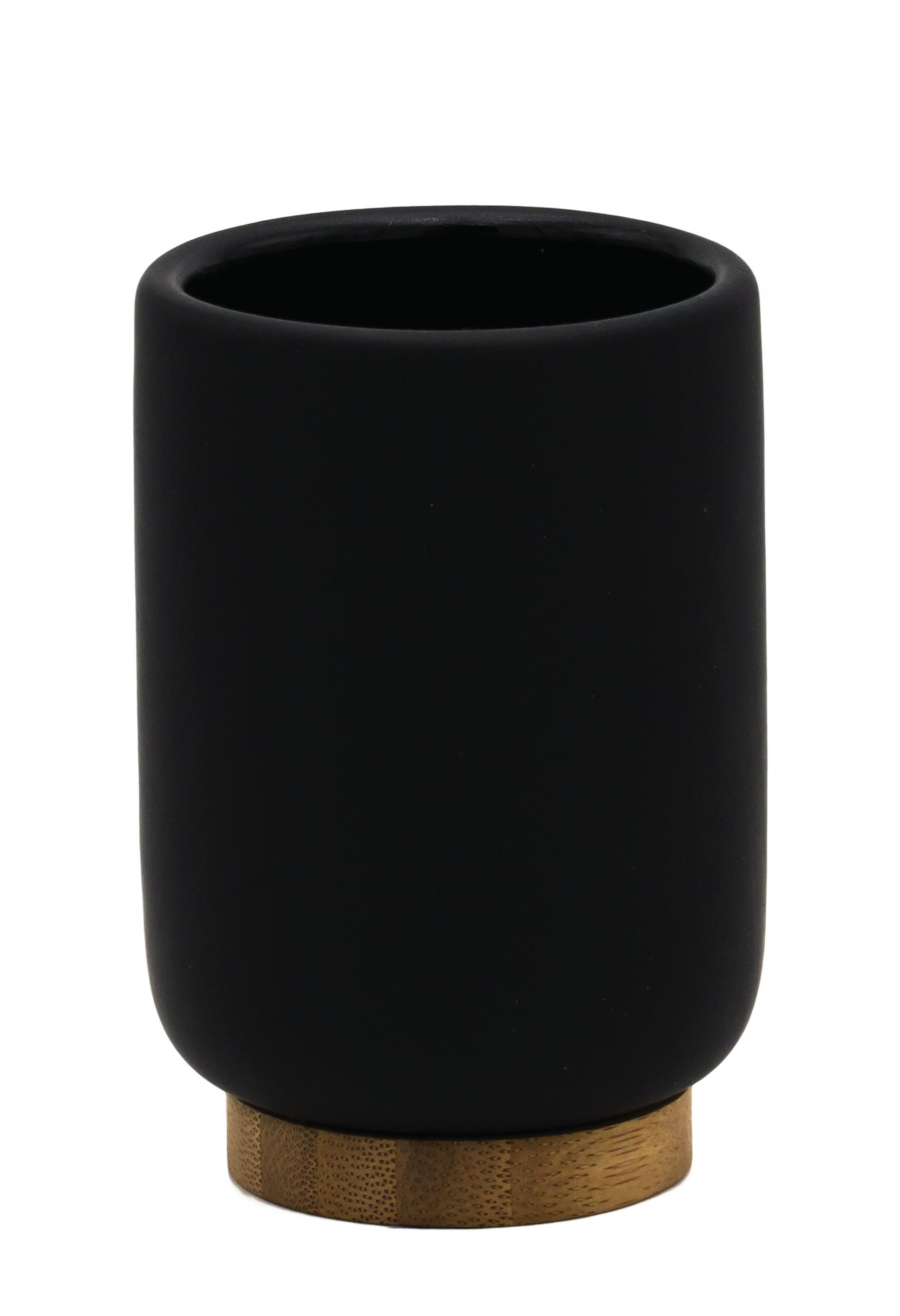 Ridder Badaccessoire-Set Aufbewahrungsbecher Fancy schwarz günstig online kaufen