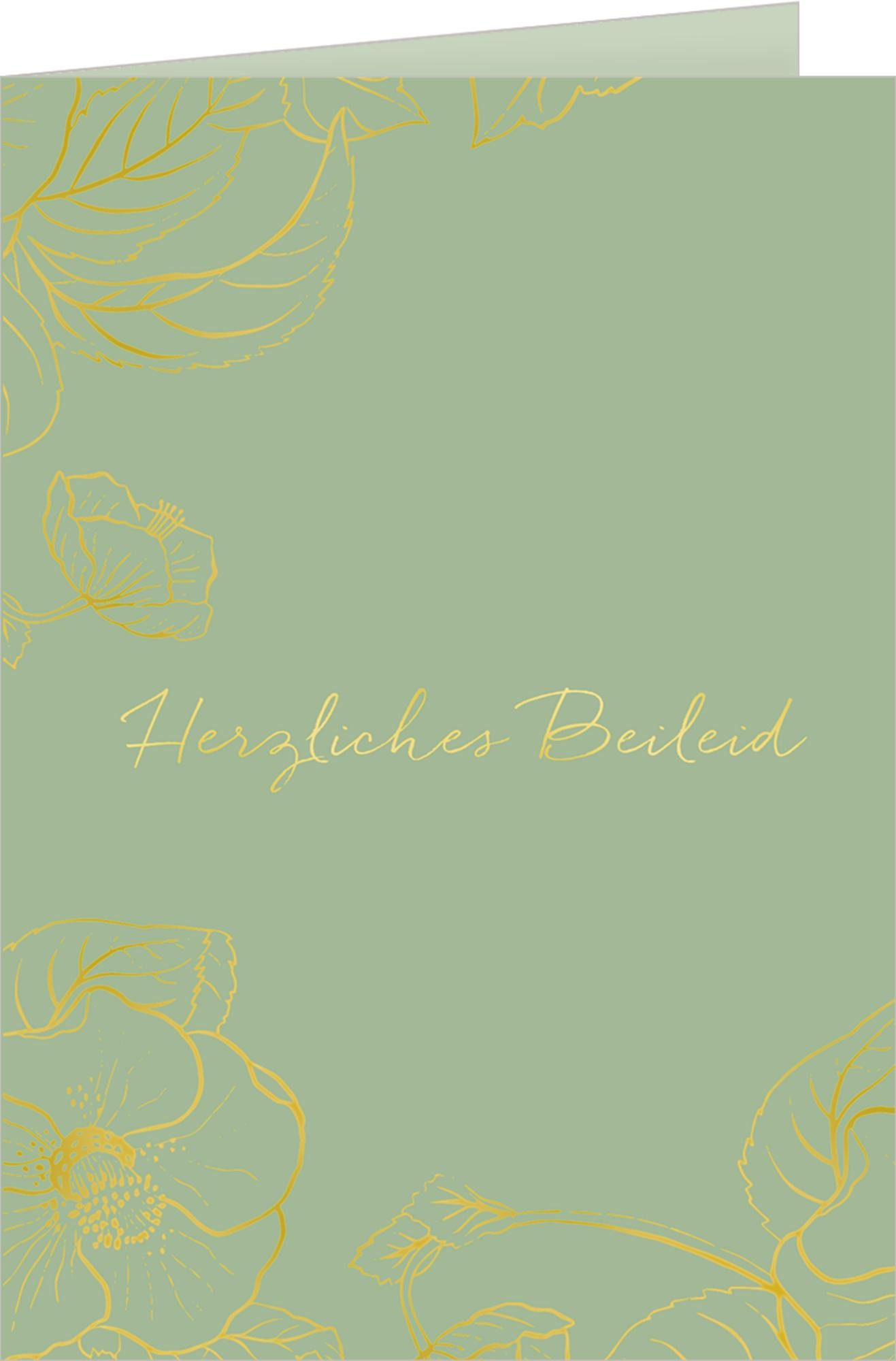 COPPENRATH DIE SPIEGELBURG Fotoalbum Grußkarten-Set - Trauerkarten