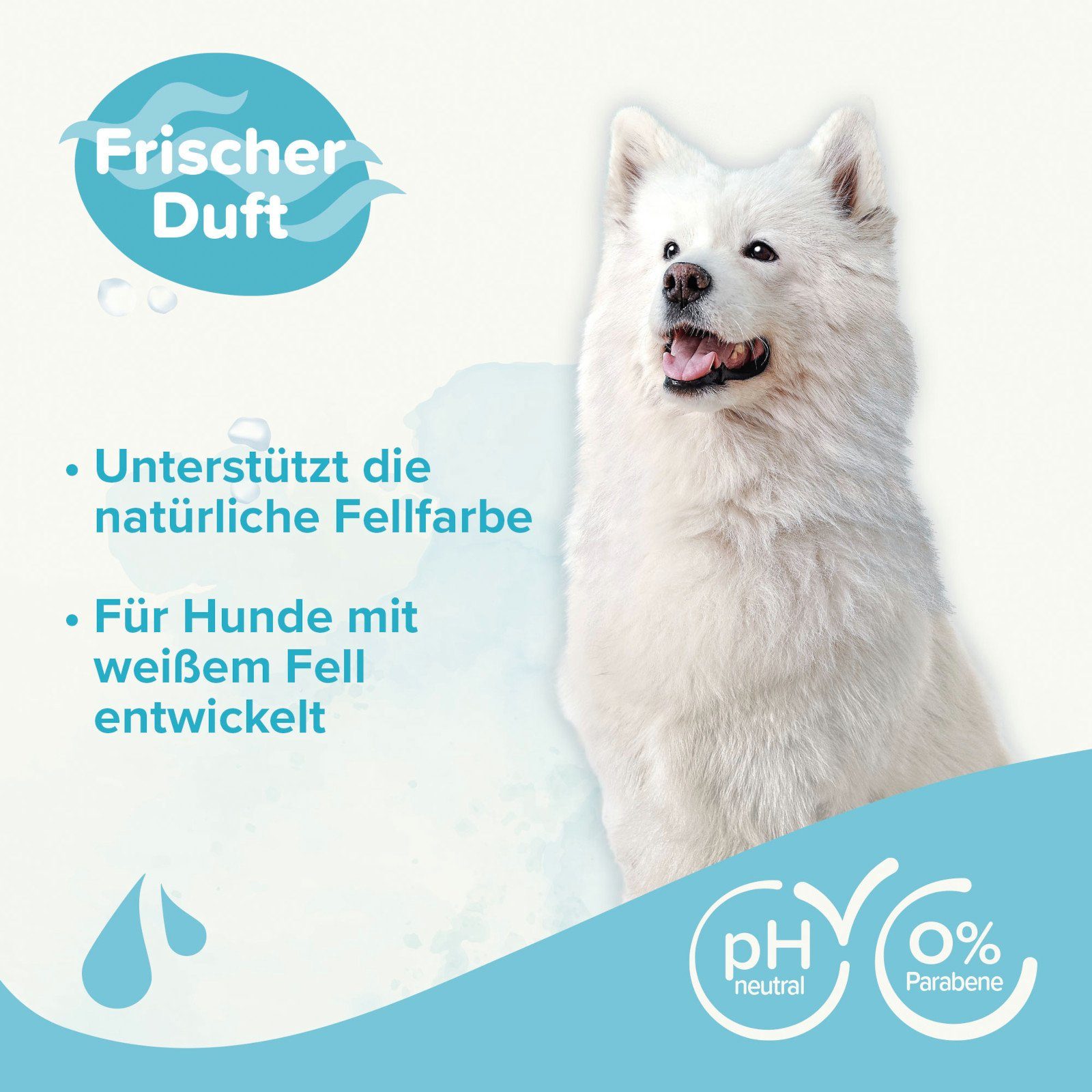 beaphar Tiershampoo Hunde Shampoo für weißes Fell - 250 ml, 250 ml