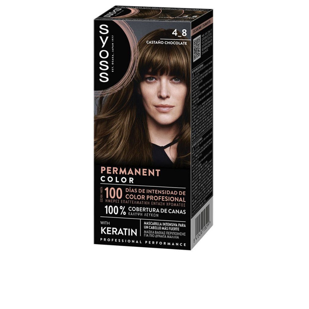 Syoss Haarpflege-Set PERMANENTE FARBE #4 .8-Castao Chocolate 1 u