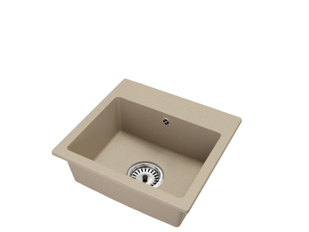 Faizee Home Granitspüle Faizee Home, Granitspüle Compact 44×41,5 cm – Küchenspüle Spülbecken