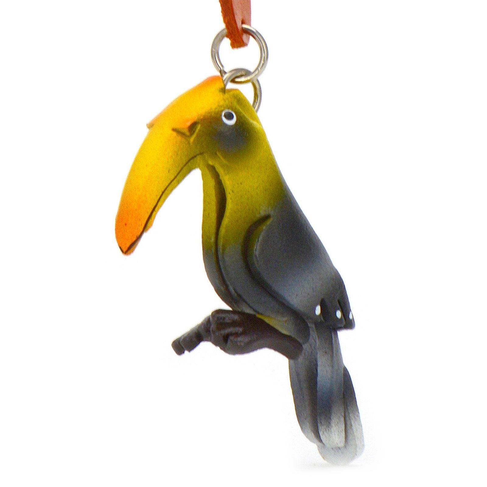 Schlüsselanhänger Set Nashornvogel Schlüsselanhänger aus Leder