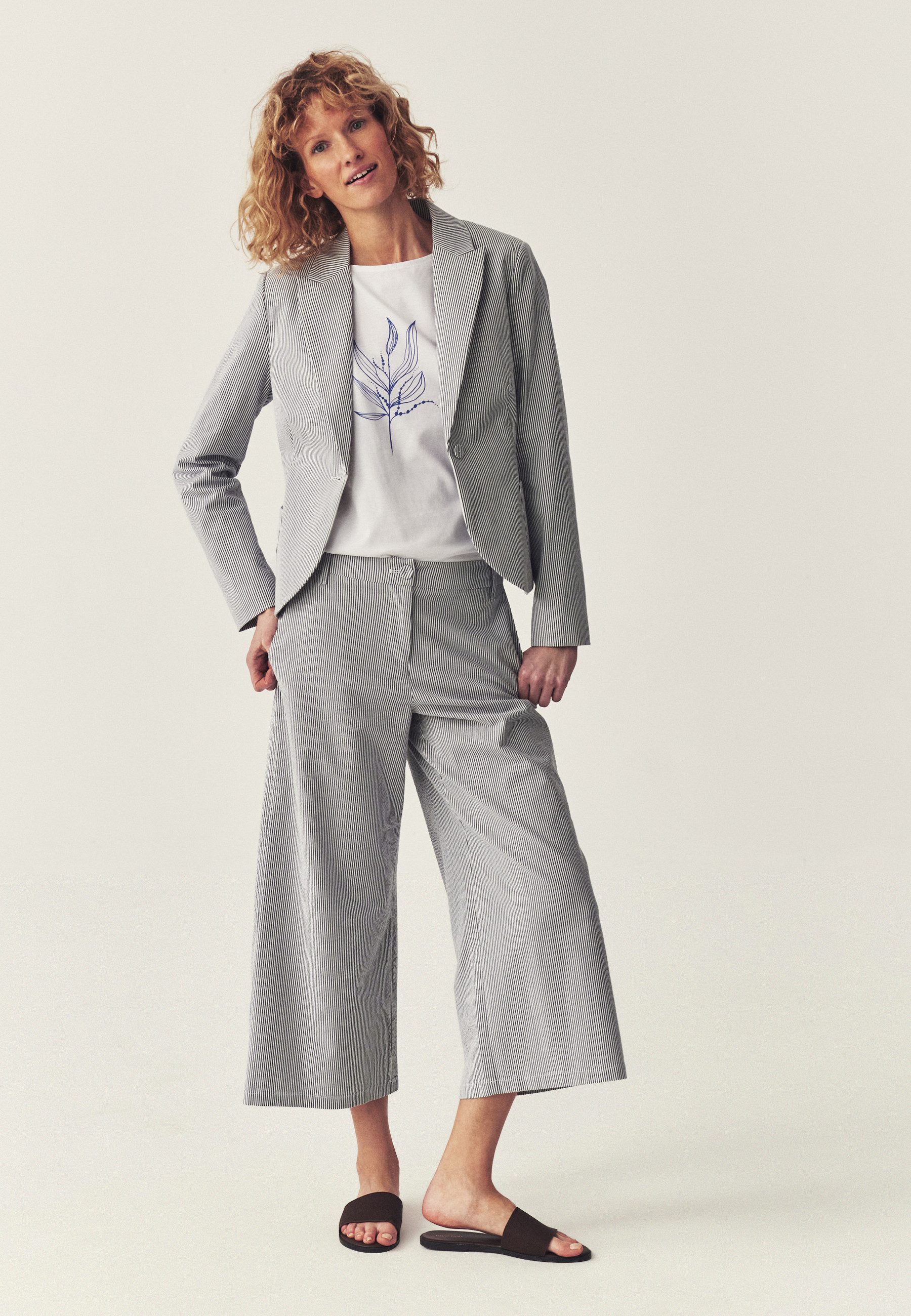 TATUUM Longblazer Fit Jacke Mit Streifen - Cocoro
