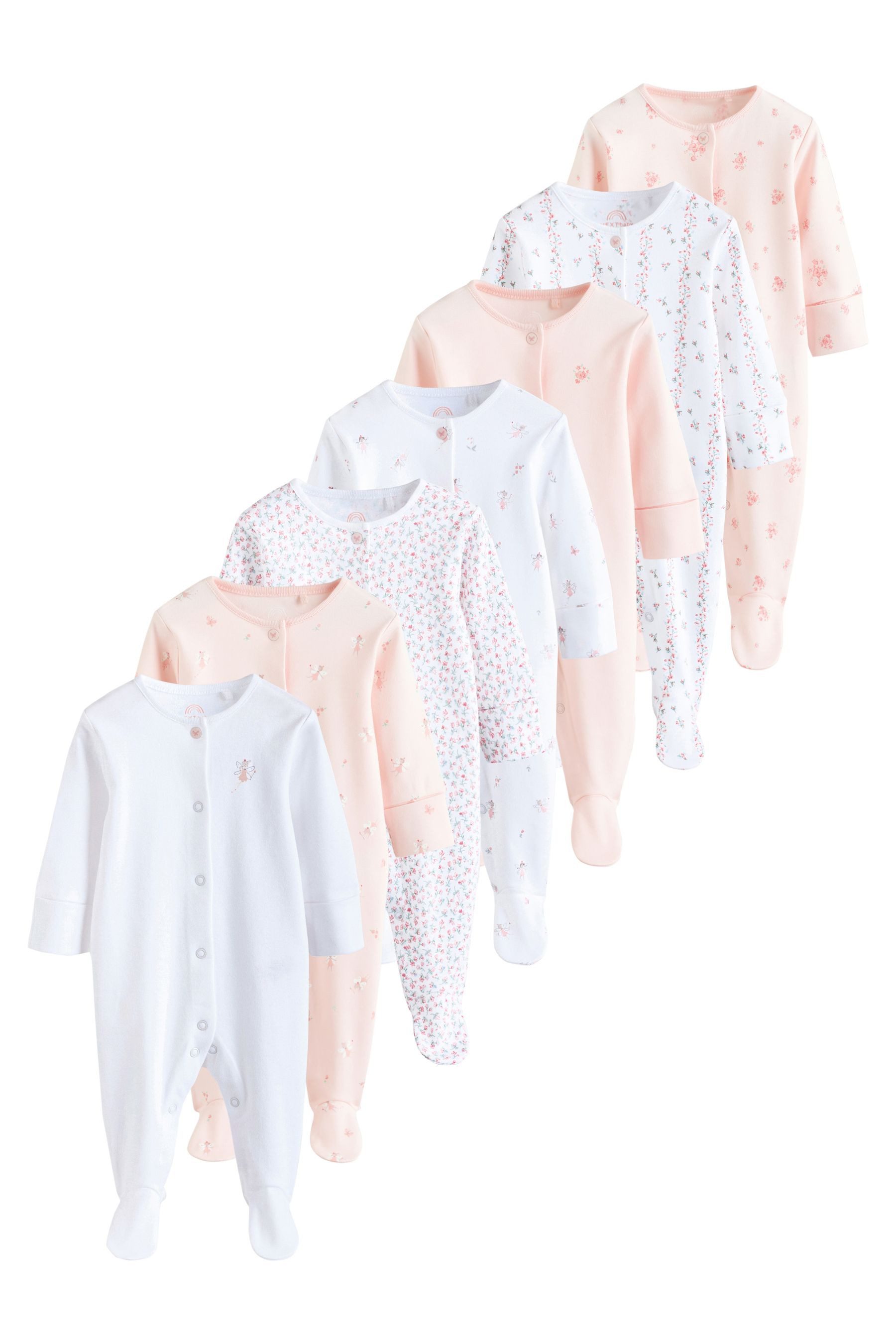 Next Schlafoverall Baby-Schlafanzüge, 7er-Pack (7-tlg)