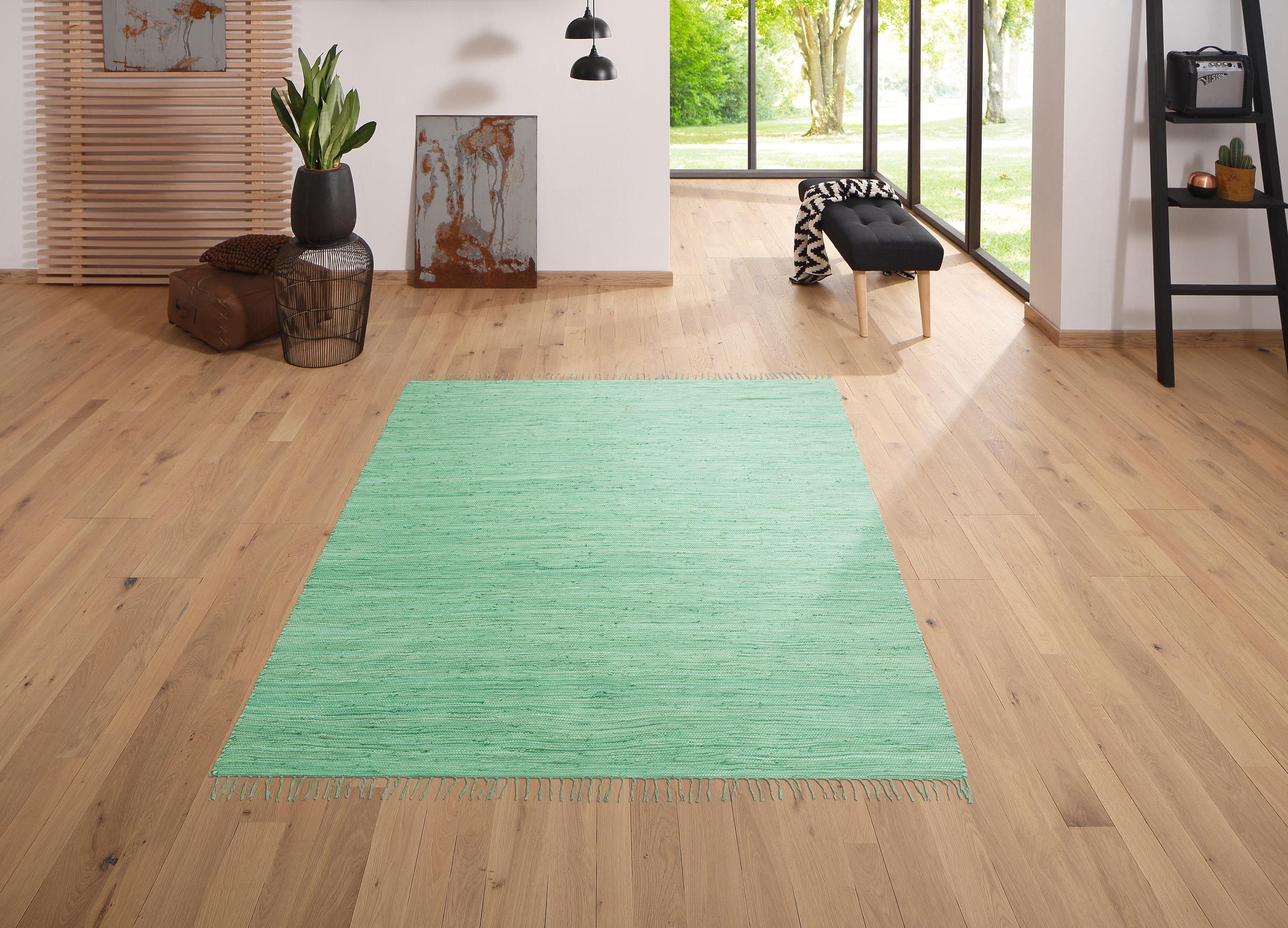 my home Teppich Ares, rechteckig, Höhe: günstig online kaufen