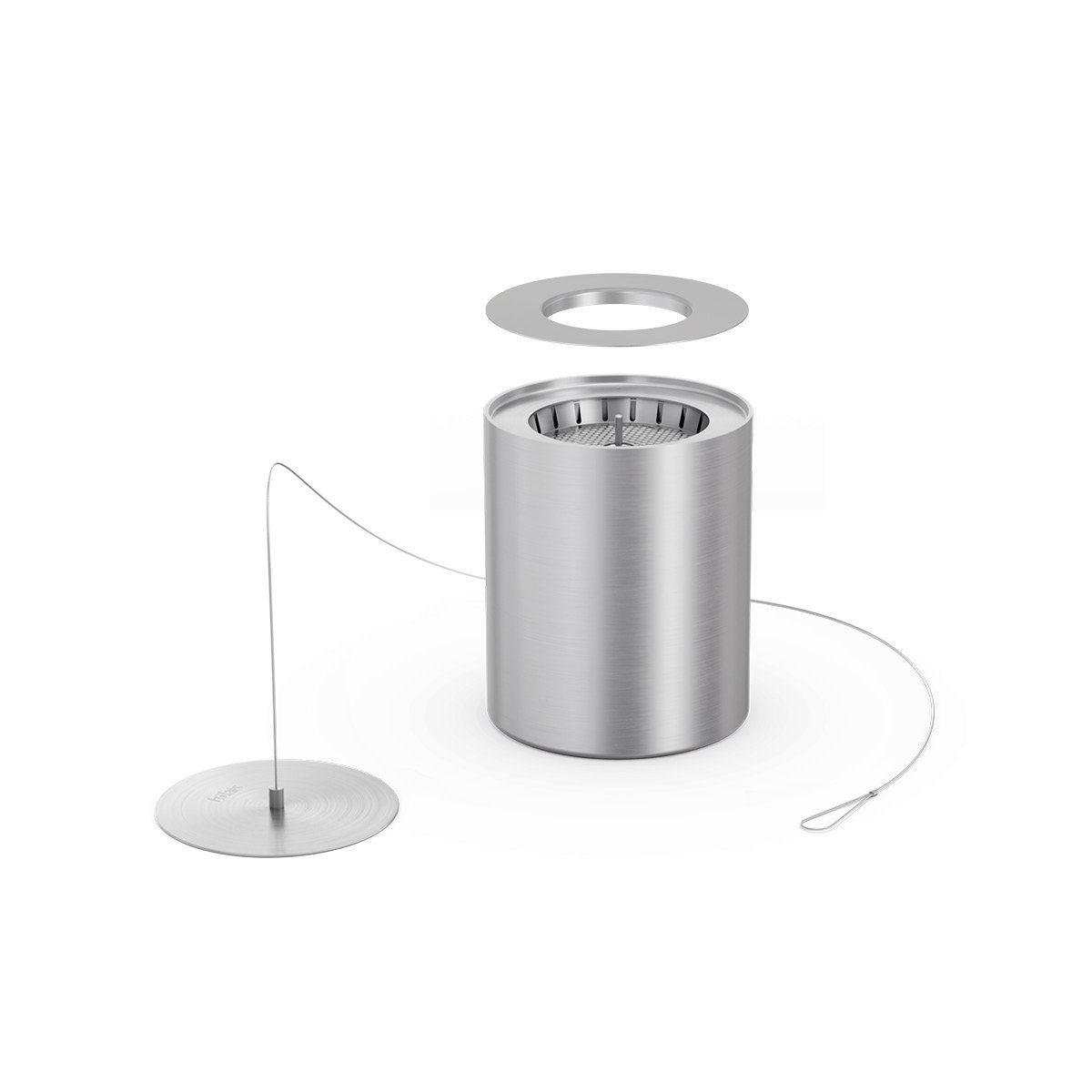 höfats Стол-камин Bio-Burner (ermöglicht Gebrauch von höfats flüssig Bioethanol, längere Brenndauer und hellere Flamme, ersetzt Gelbrennstoffdose von SPIN)