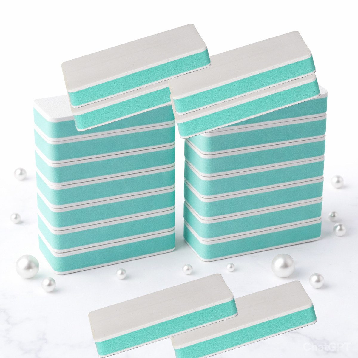 Sun Garden Nails Polierblock 20x Polierblock für Fingernägel-Doppelseitig-, 20-tlg., Doppelseitiger Polierblock