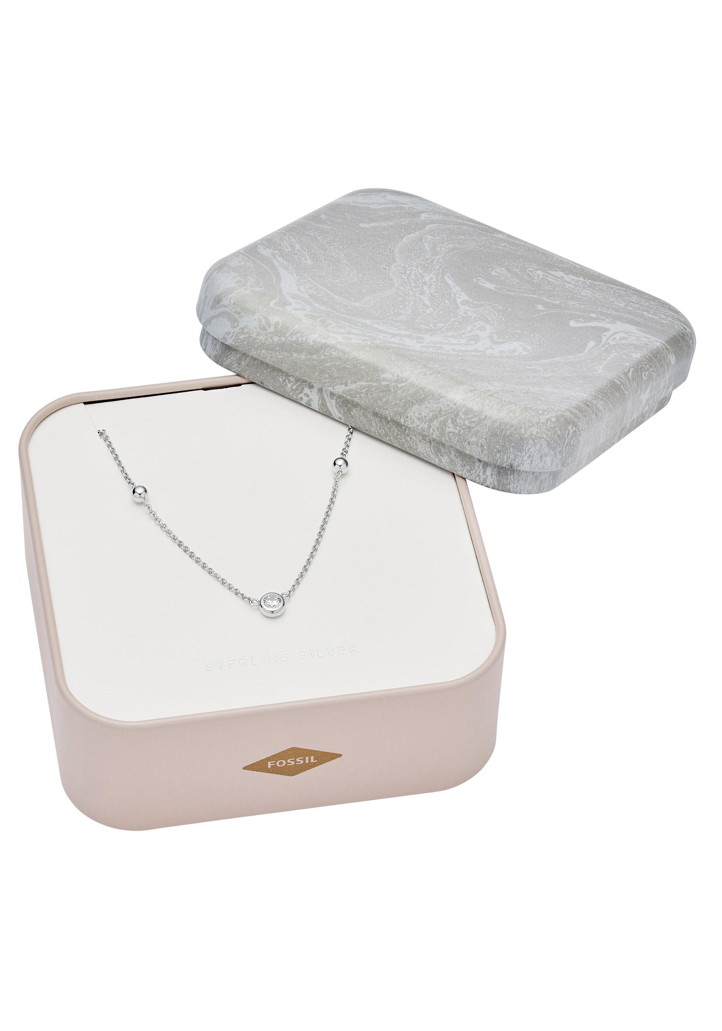 Fossil Kette mit Anhänger STERLING SILV...