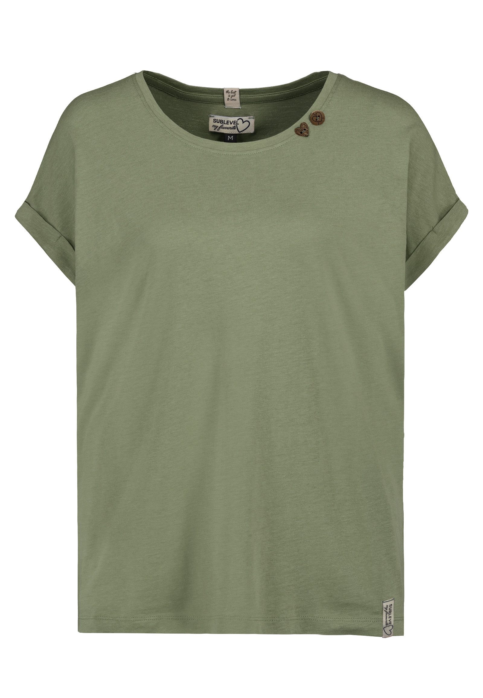SUBLEVEL Kurzarmshirt Eight2nine Damen T-Shirt kurz günstig online kaufen