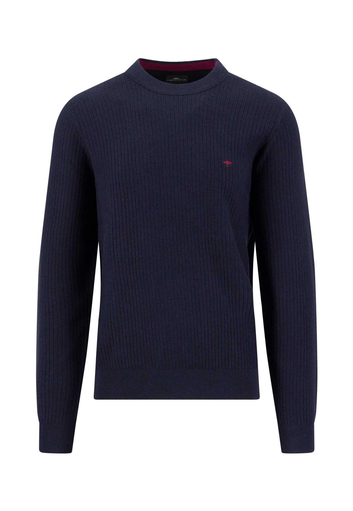 FYNCH-HATTON Strickpullover mit Logo-Stickerei