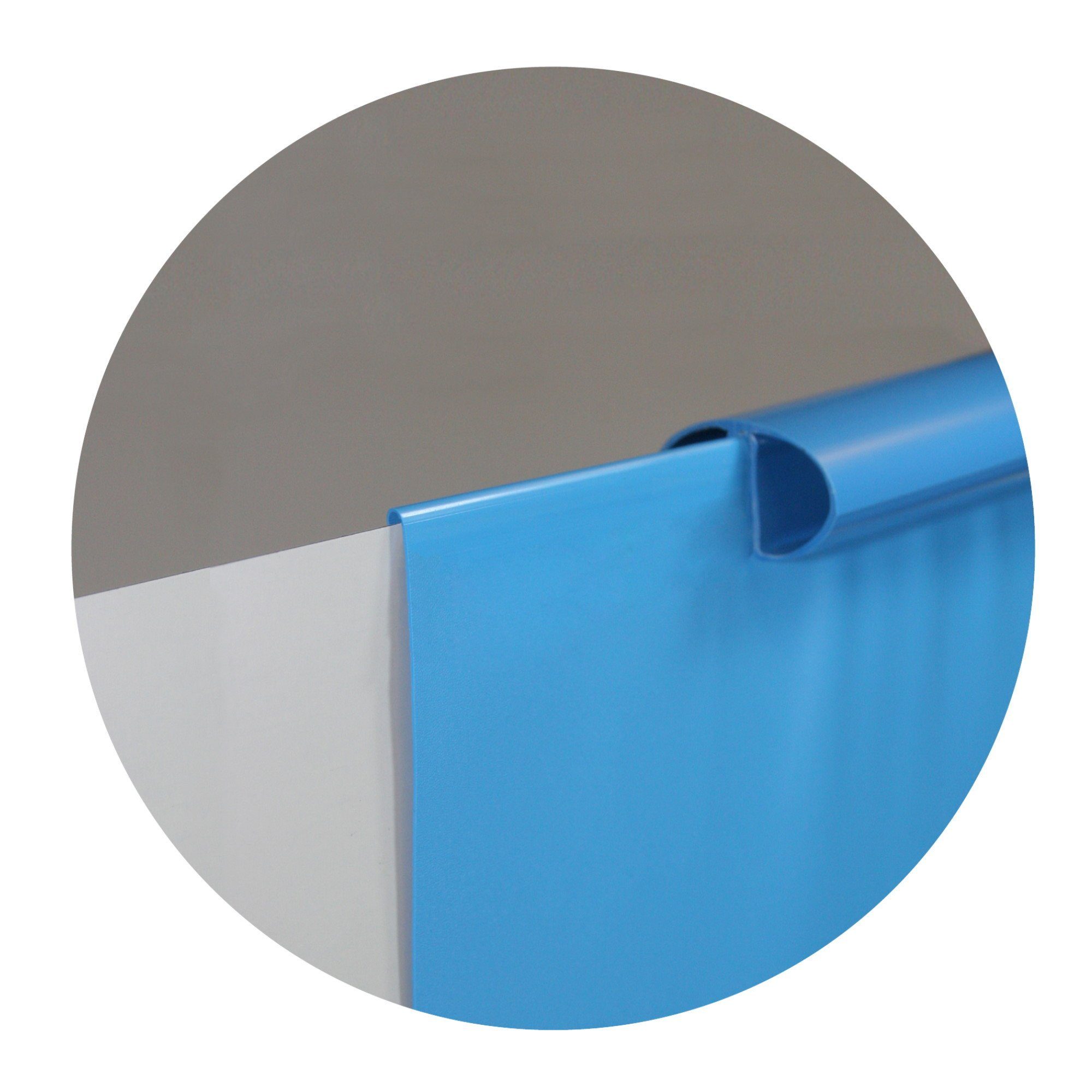 Waterman Poolinnenhülle Pool Ersatzfolie rund verschiedene Größen - Dicke, 0,2 mm Stärke, für rund, (1-St), overlap