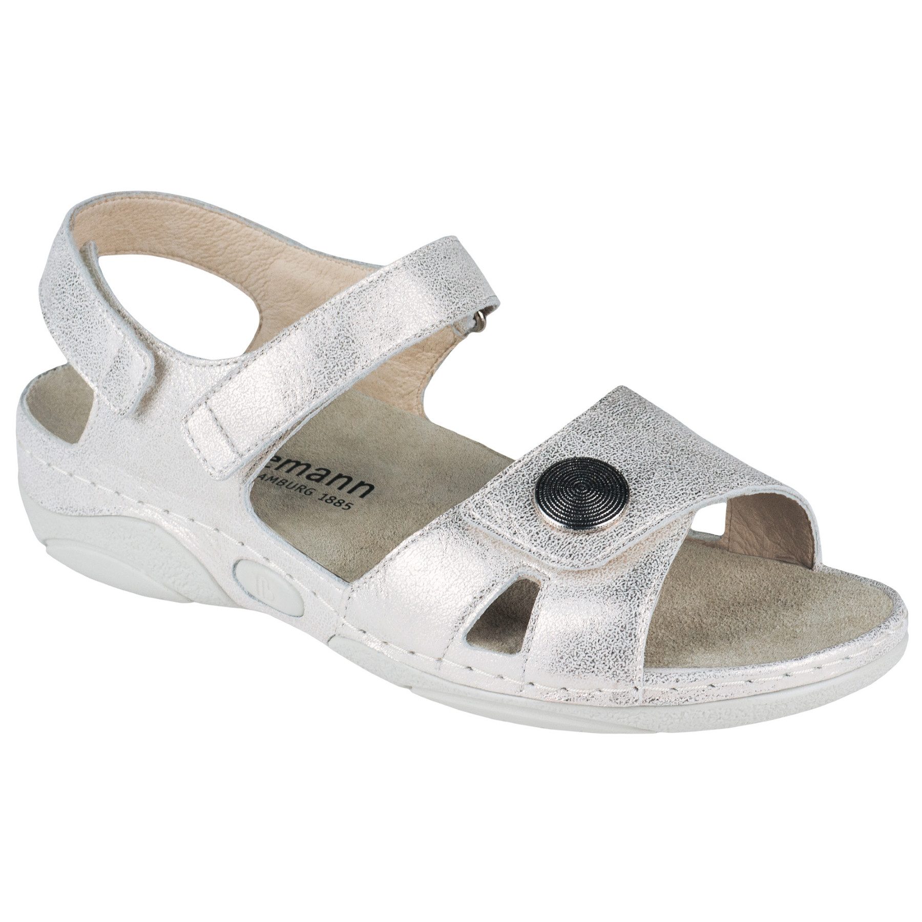 BERKEMANN Berkemann weiblich Berkoflex Jacklyn Sandale Leder Klettschuh
